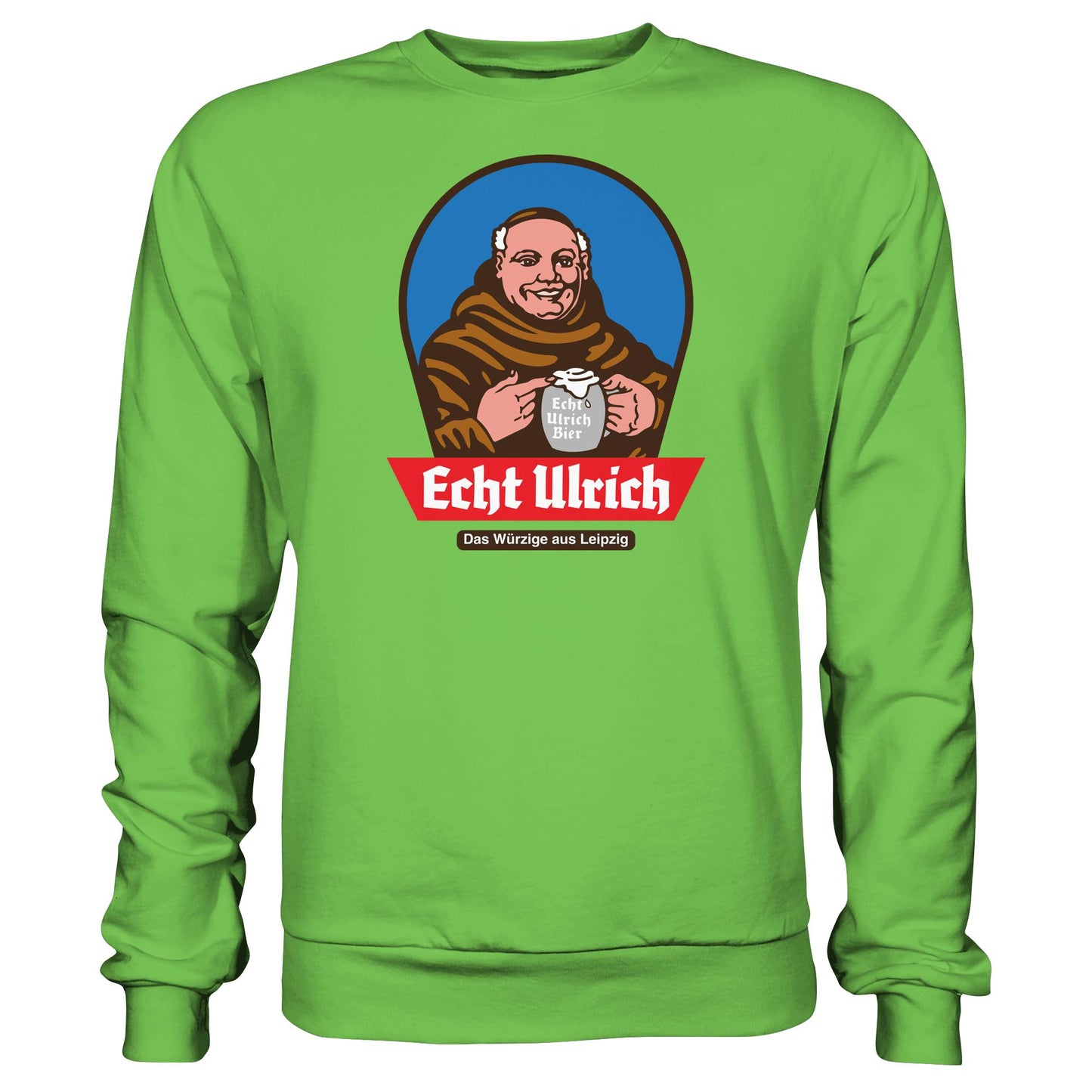 DDR Ostalgie Pullover Unisex • ECHT ULRICH BIER LEIPZIG