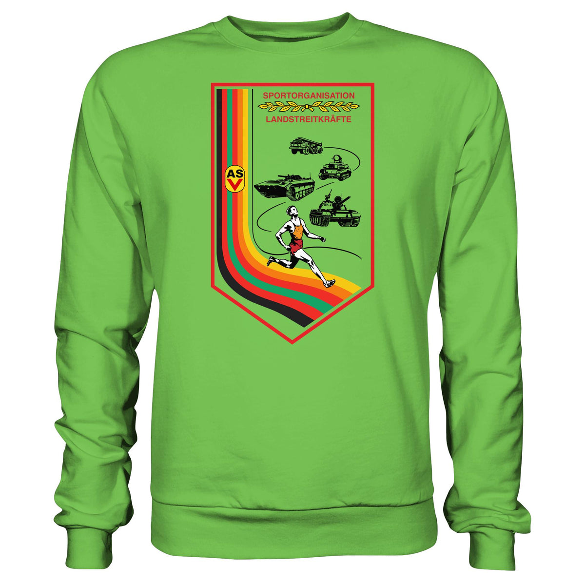 NVA ASV - SPORTORGANISATION LANDSTREITKRÄFTE | DDR Ostalgie Pullover Unisex