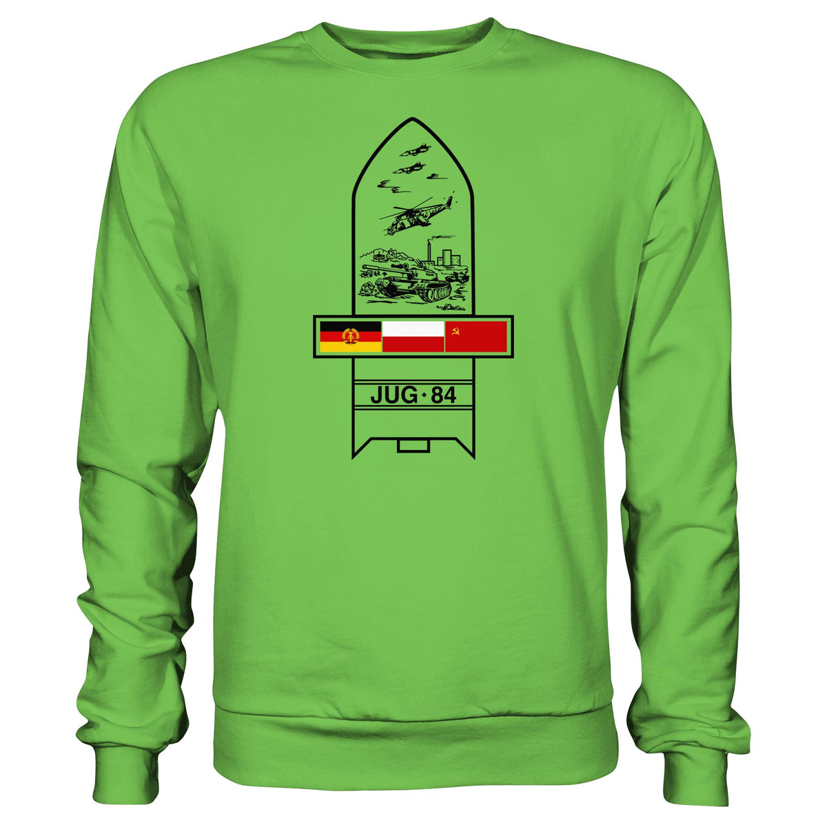 JUG-84 MANÖVER - SOWJETUNION, POLEN, DDR • DDR Ostalgie Pullover Unisex