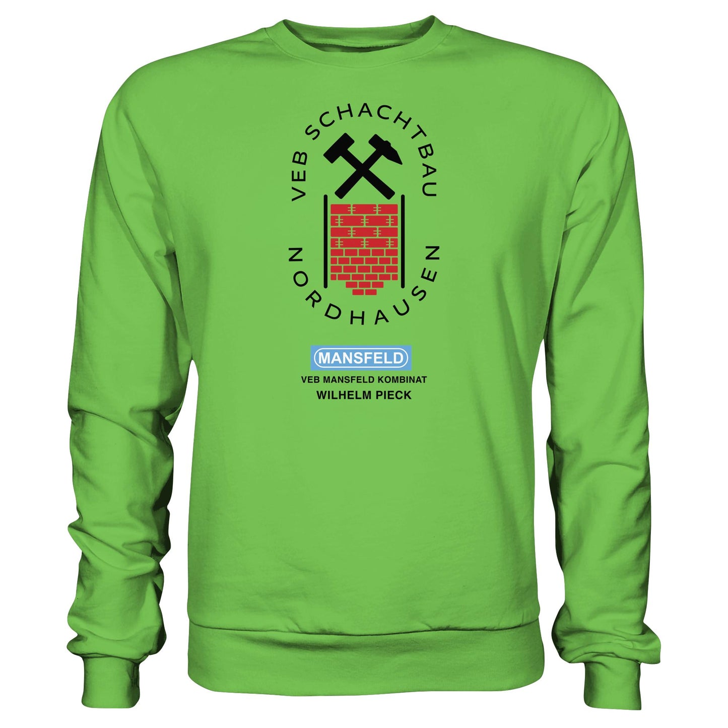 DDR Ostalgie Pullover Unisex • VEB SCHACHTBAU NORDHAUSEN - VEB MANSFELD KOMBINAT