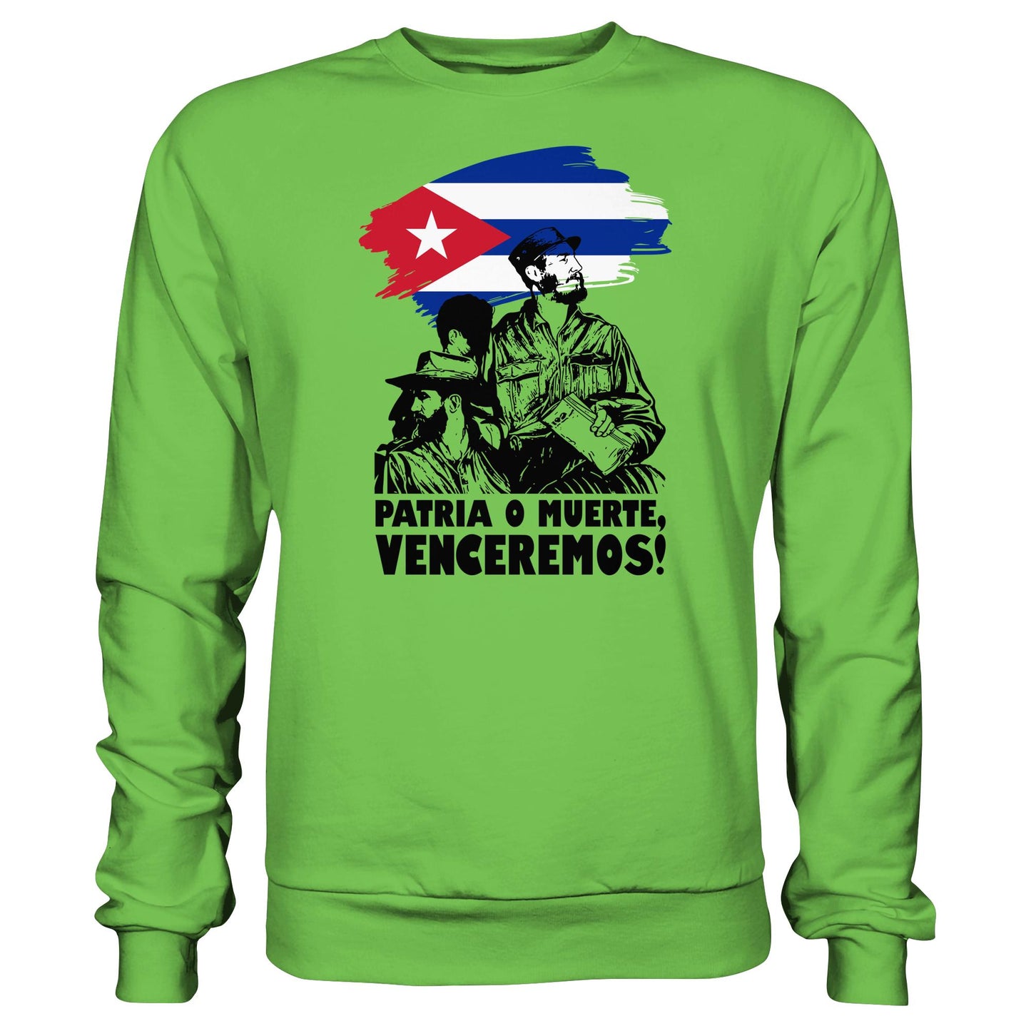 DDR Ostalgie Pullover Unisex • KUBA - PATRIA O MUERTE, VENCEREMOS! (ORIGINAL PLAKAT)