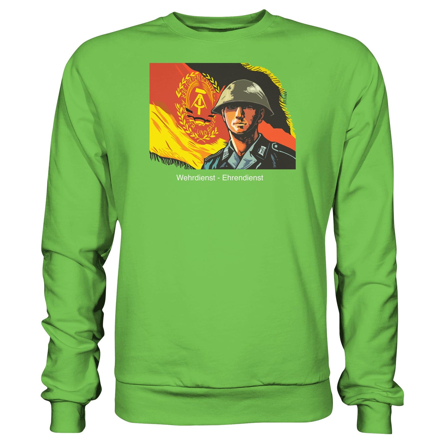 DDR Ostalgie Pullover Unisex • NVA WEHRDIENST - EHRENDIENST