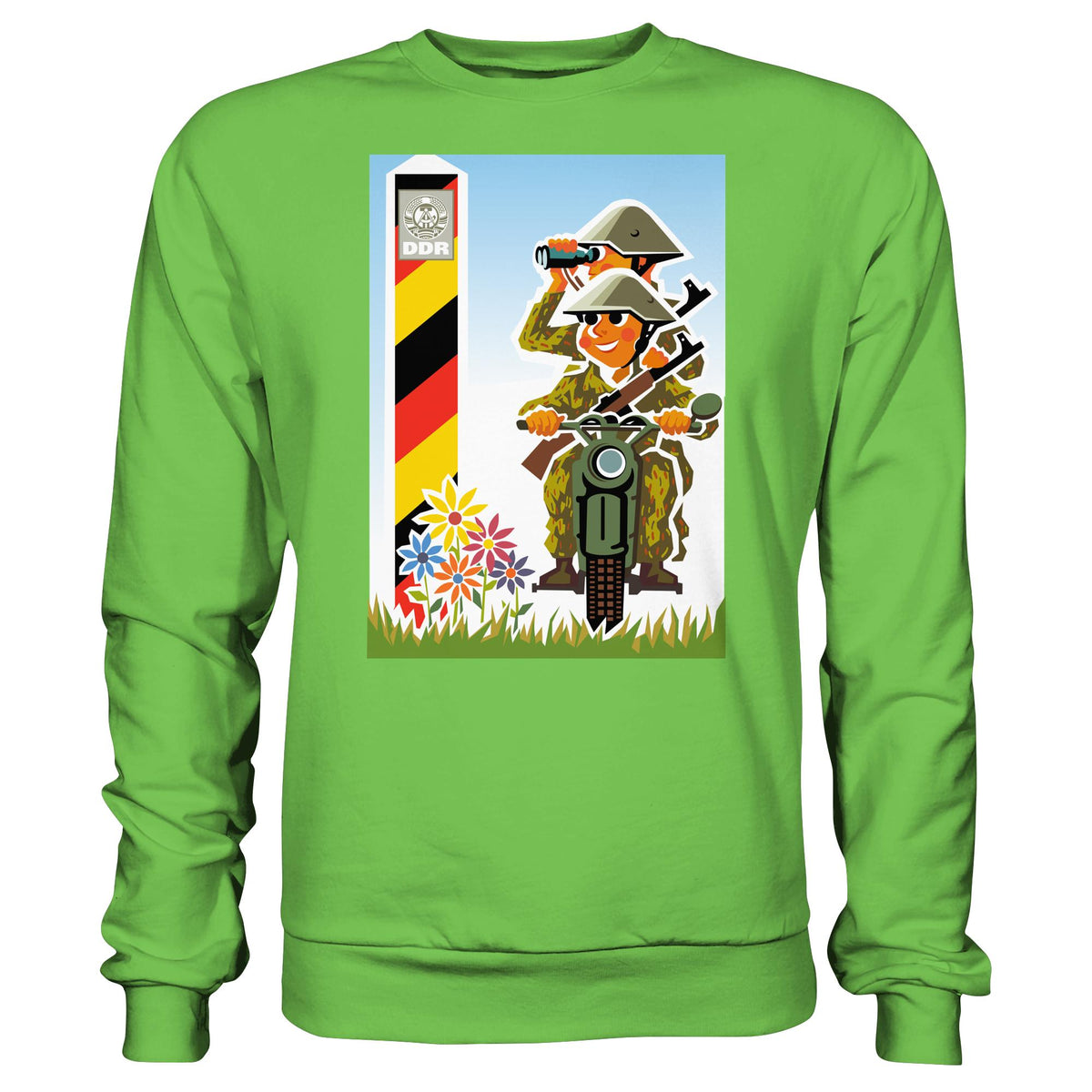 DDR Ostalgie Pullover Unisex • NVA-GRENZTRUPPEN (ORIGINAL-PLAKAT)