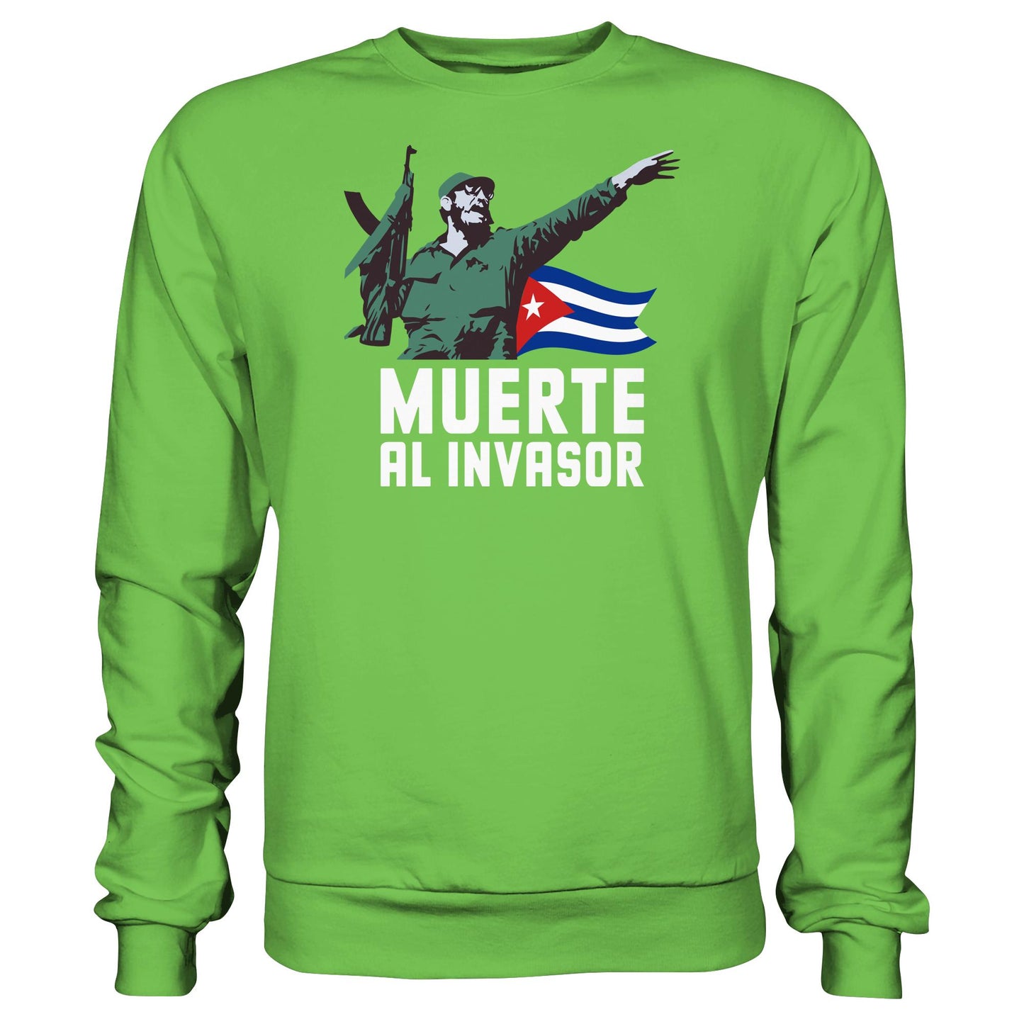 DDR Ostalgie Pullover Unisex • KUBA - MUERTE AL INVASOR