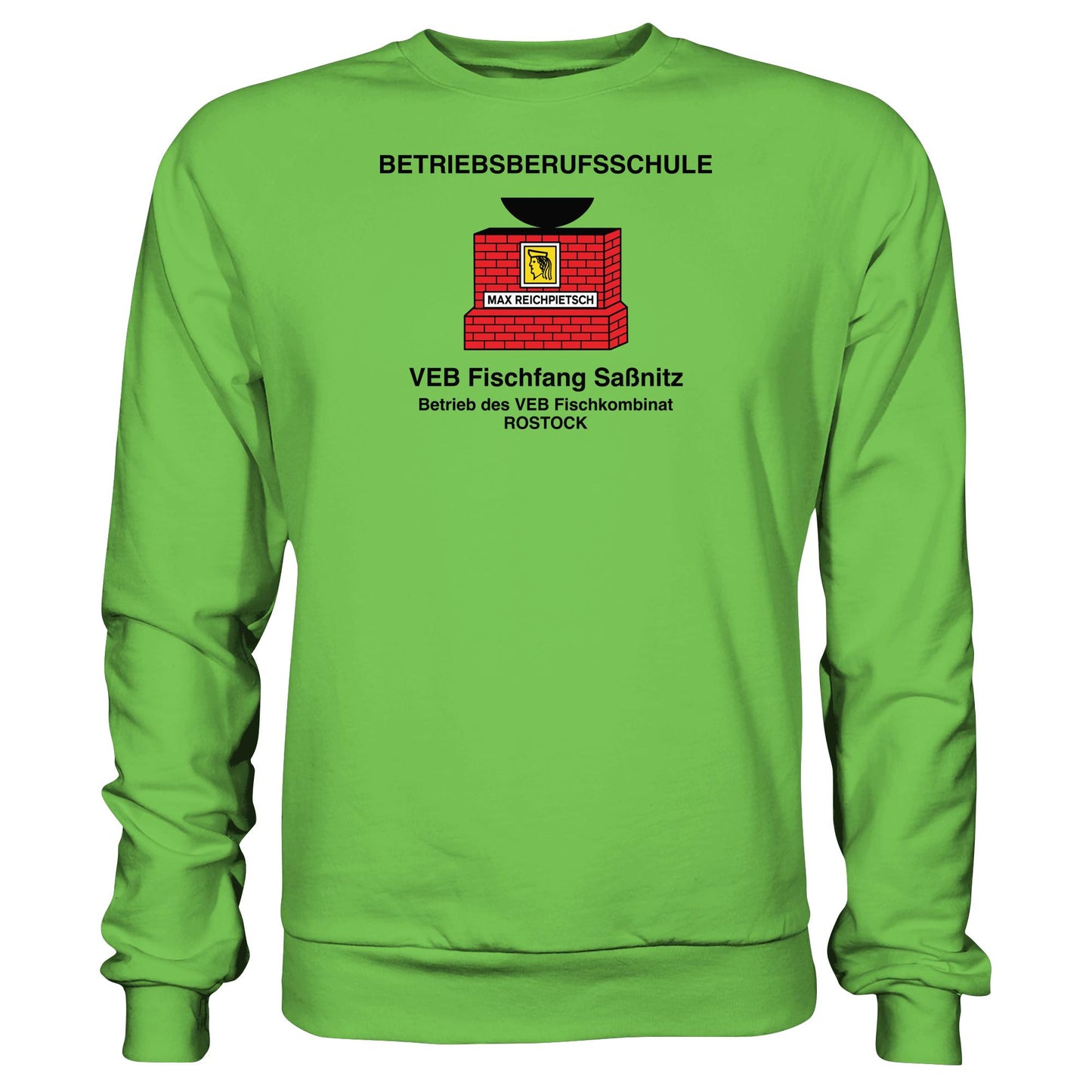 DDR Ostalgie Pullover Unisex • BETRIEBSBERUFSSCHULE MAX REICHPIETSCH