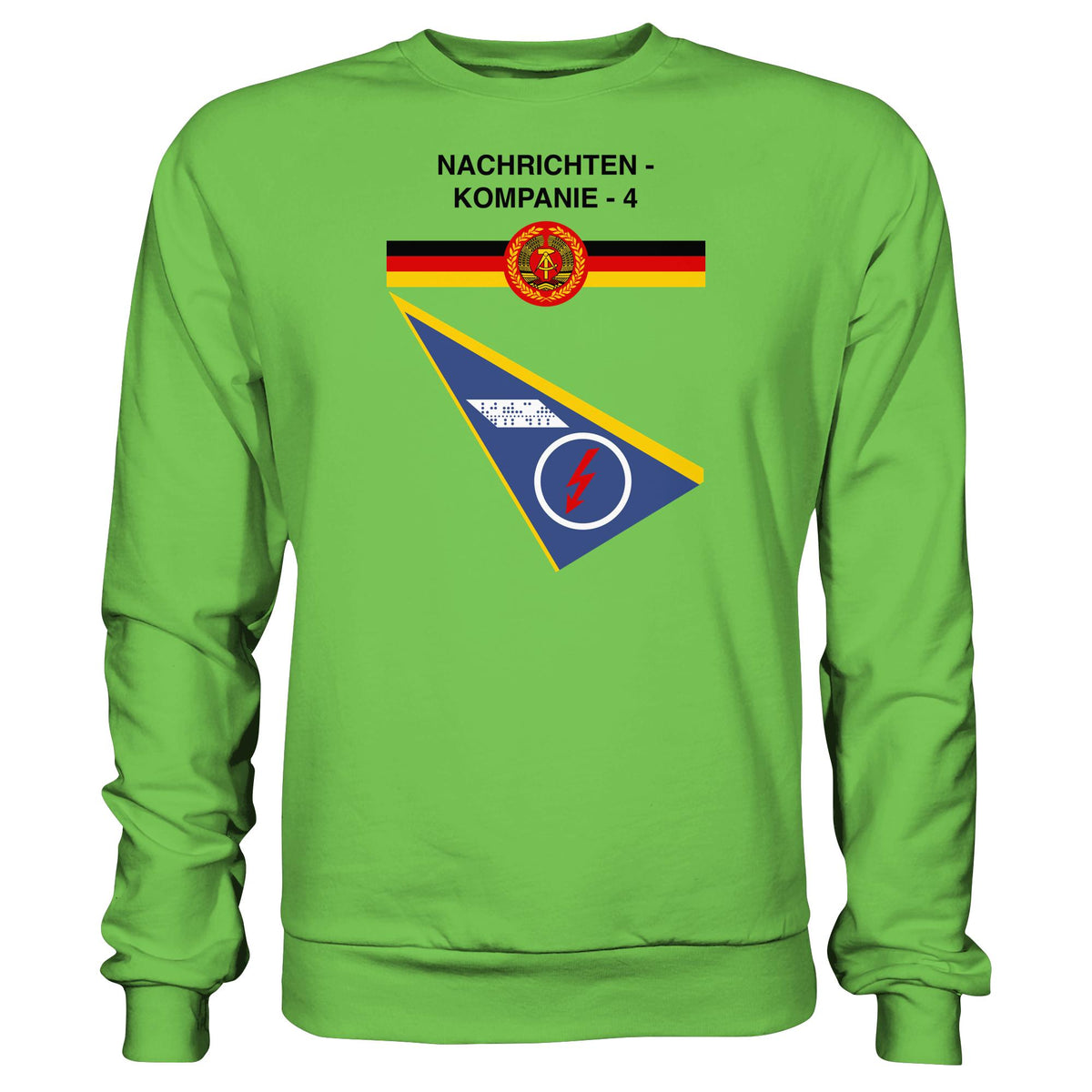 DDR Ostalgie Pullover Unisex • NVA - NACHRICHTENKOMPANIE 4