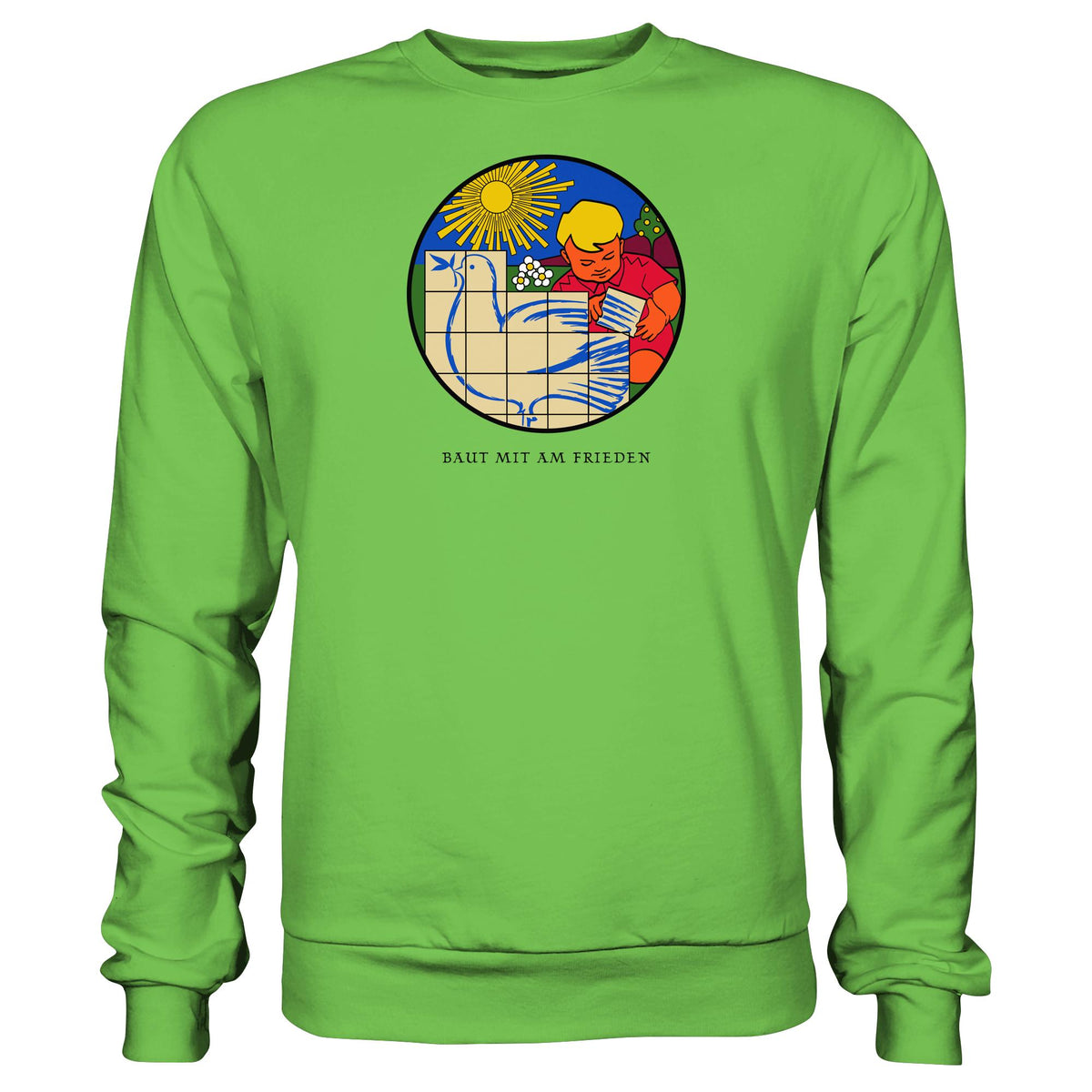 BAUT MIT AM FRIEDEN | DDR Ostalgie Pullover Unisex