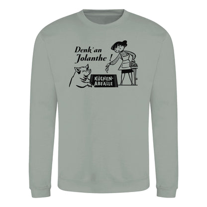 DDR Ostalgie Pullover Unisex • DENK' AN JOLANTHE! KÜCHENABFÄLLE - ORIGINAL ILLUSTRATION