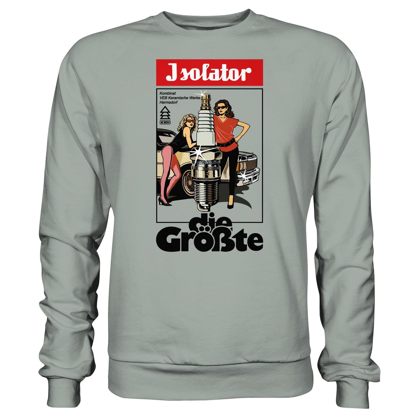 DDR Ostalgie Pullover Unisex • ISOLATOR - DIE GRÖSSTE (ORIGINAL POSTER)