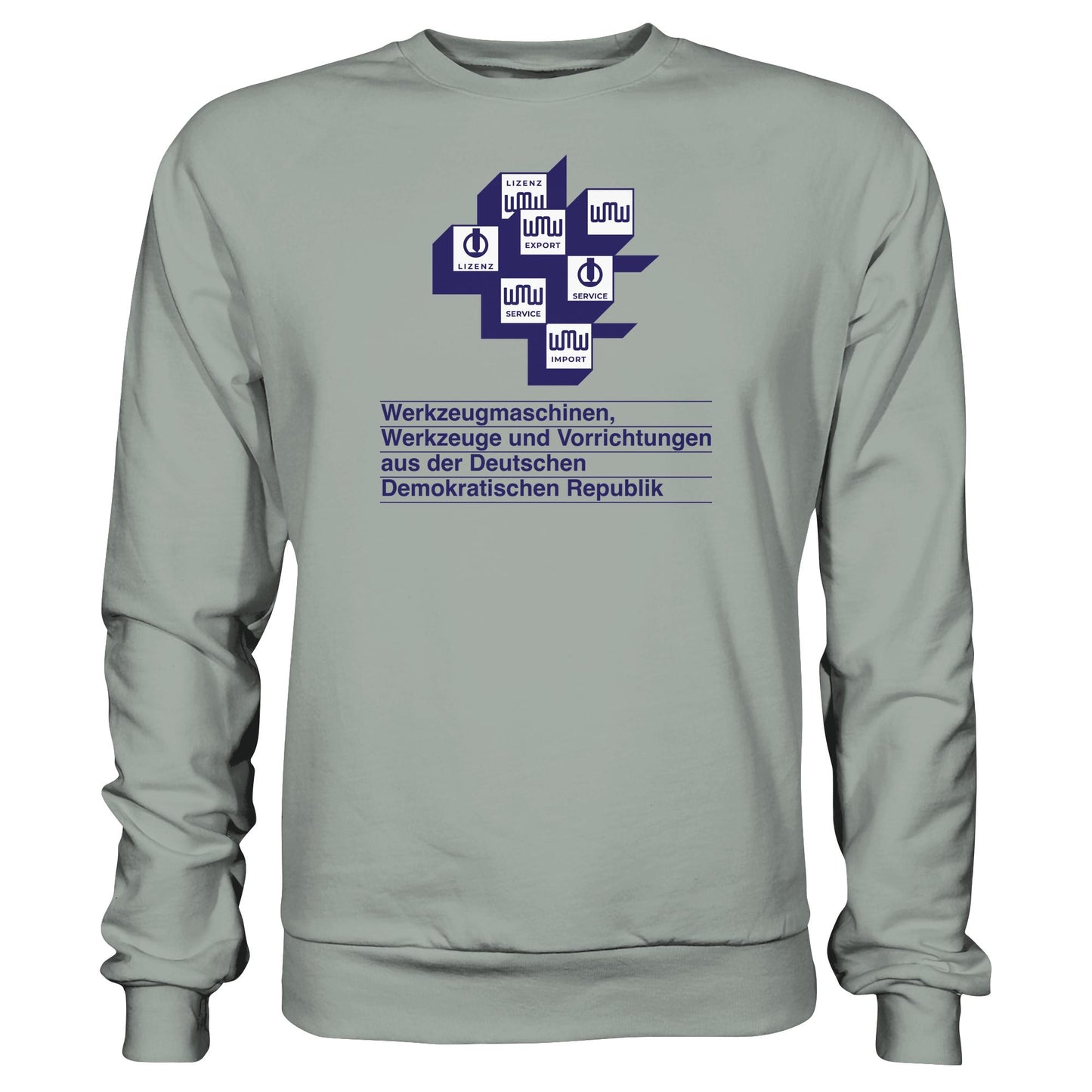 DDR Ostalgie Pullover Unisex • WMW WERKZEUGMASCHINEN DER DDR