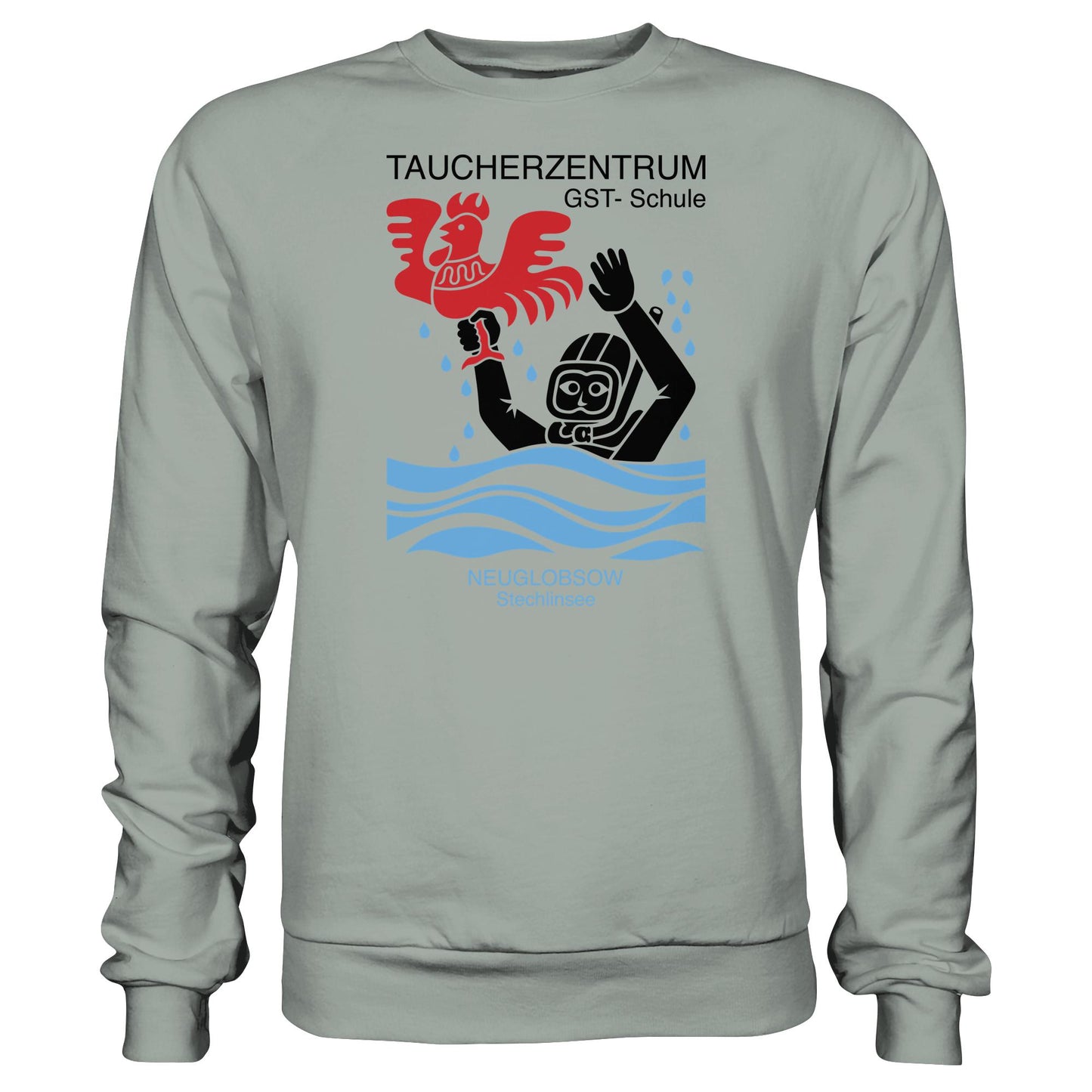 DDR Ostalgie Pullover Unisex • GST-TAUCHSCHULE NEUGLOBSOW STECHLINSEE