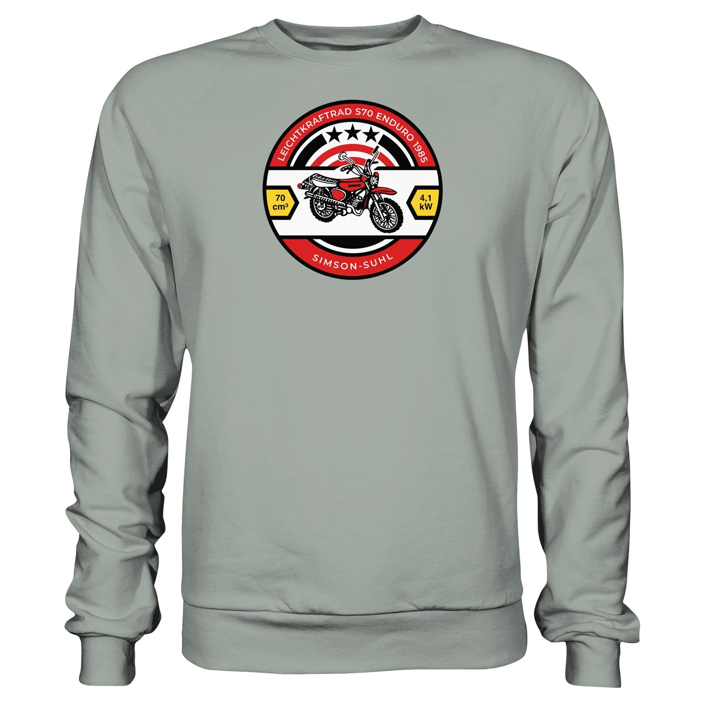 DDR Ostalgie Pullover Unisex • SIMSON S70 - ORIGINAL BIERDECKEL