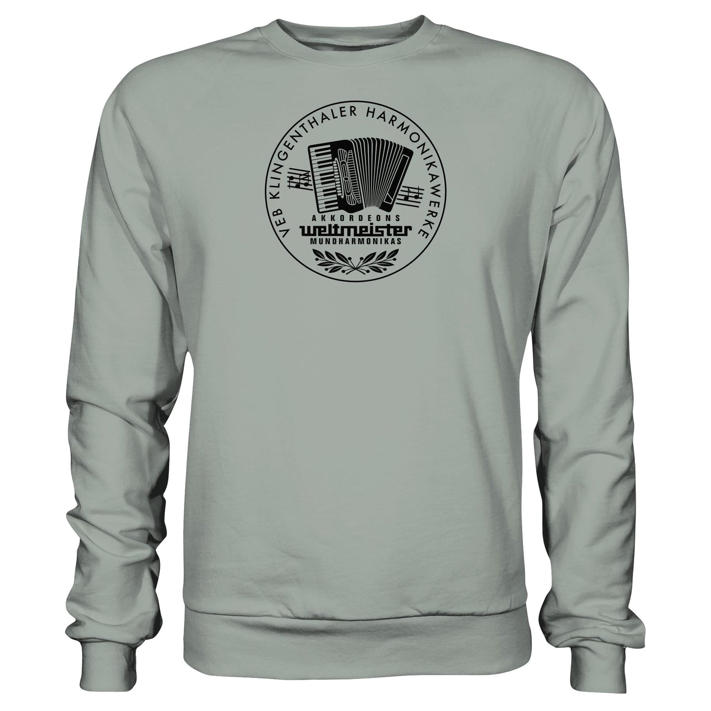 DDR Ostalgie Pullover Unisex • WELTMEISTER VEB KLINGENTHALER HARMONIKAWERKE