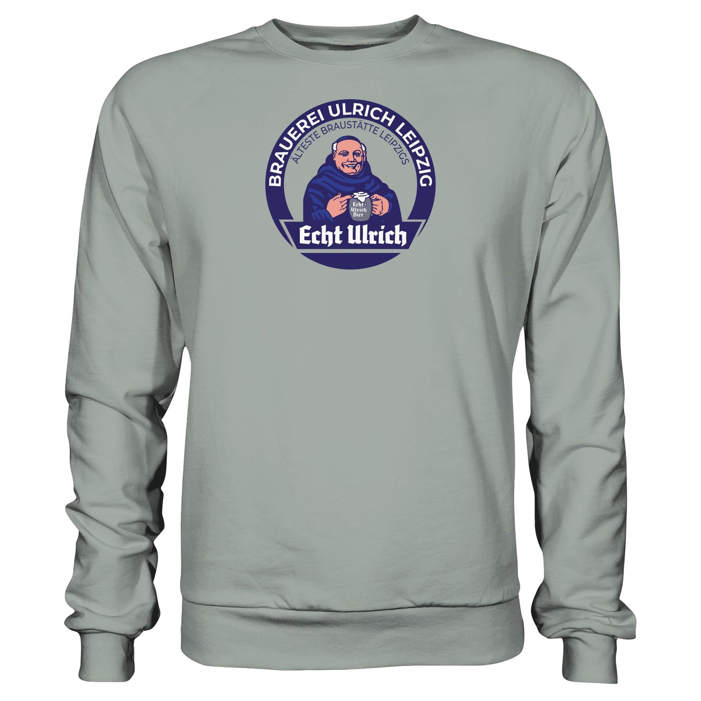 DDR Ostalgie Pullover Unisex • ECHT ULRICH BIER LEIPZIG (ORIGINAL BIERDECKEL)