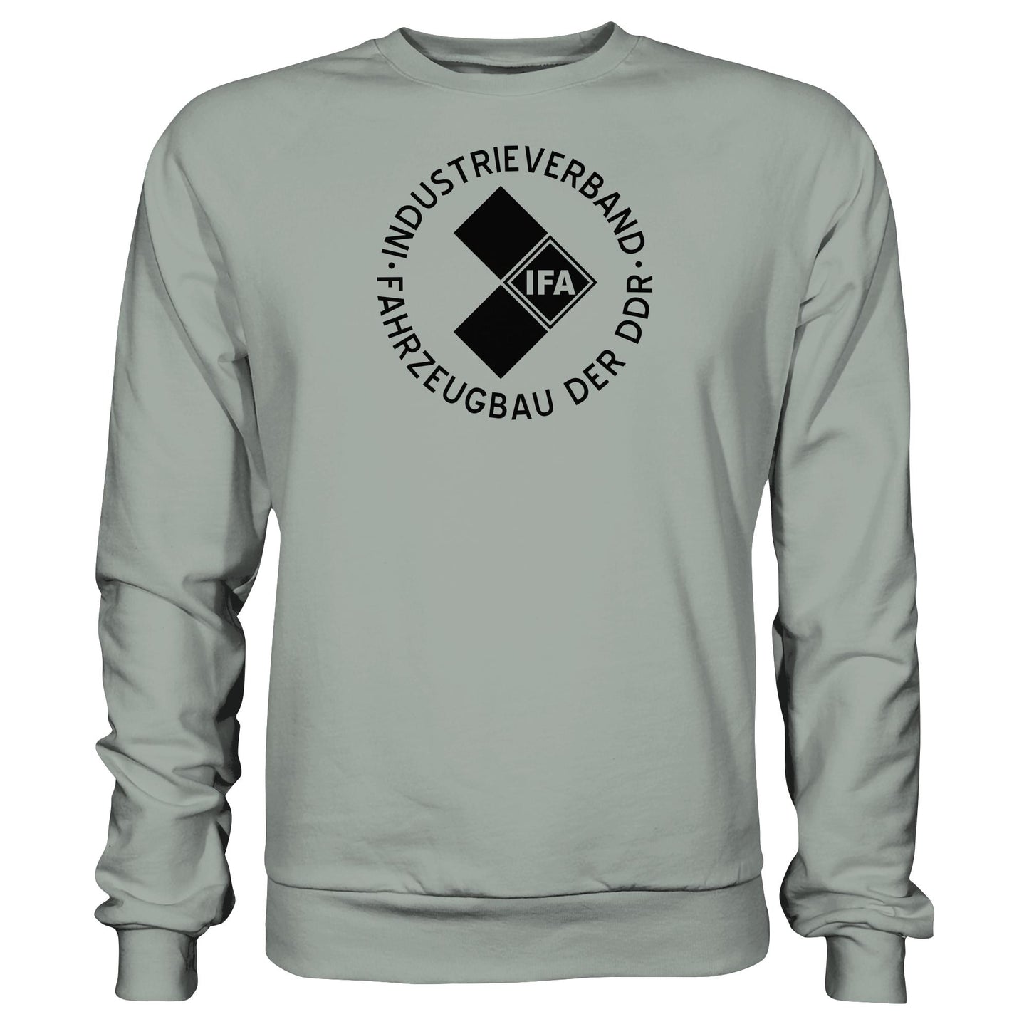 DDR Ostalgie Pullover Unisex • IFA INDUSTRIEVERBAND FAHRZEUGBAU ( LOGO 1970er) - hell