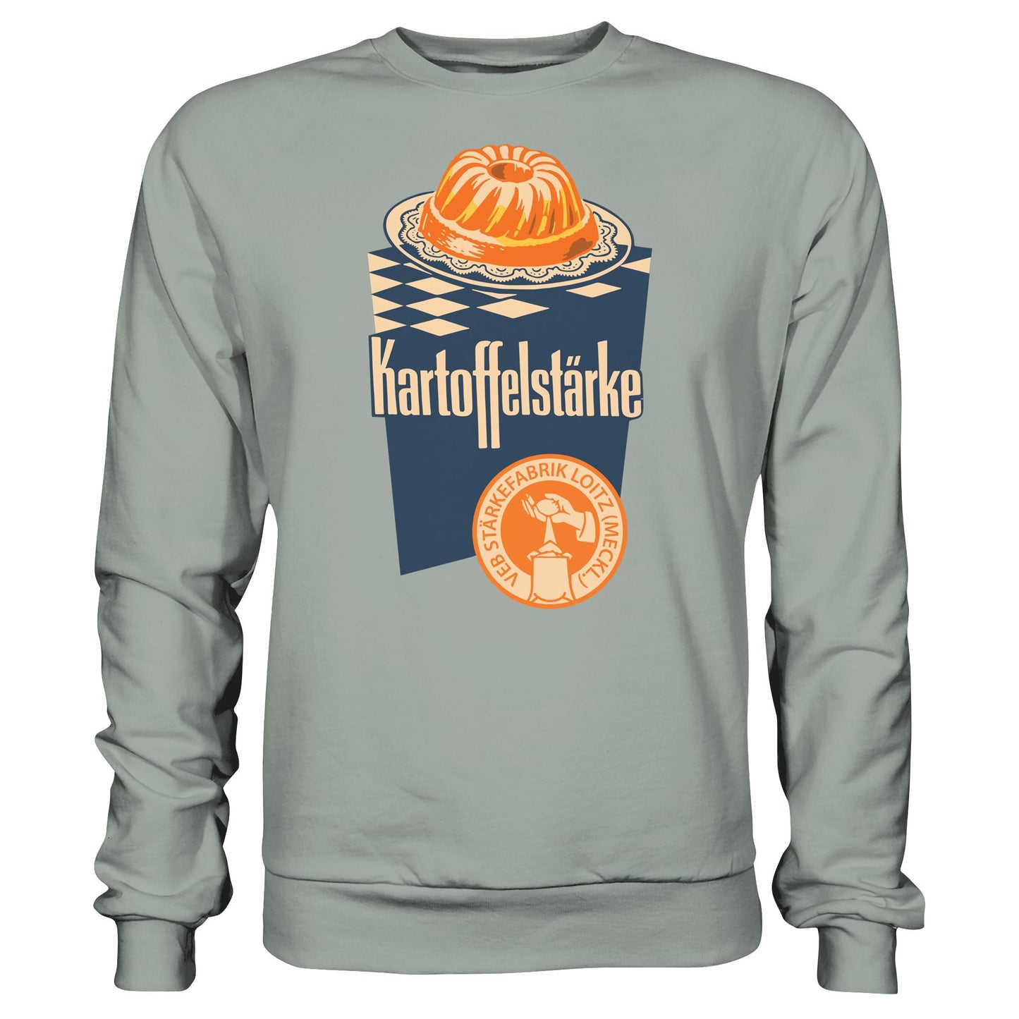 DDR Ostalgie Pullover Unisex • VEB KARTOFFELSTÄRKE - VEB STÄRKEFABRIK LOITZ