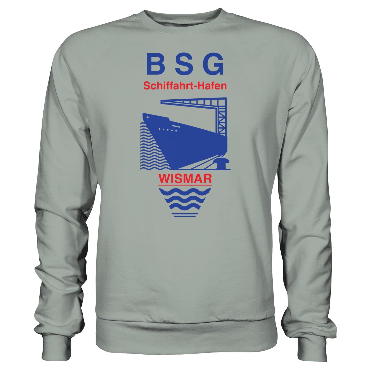 DDR Ostalgie Pullover Unisex • BSG SCHIFFAHRT HAFEN WISMAR