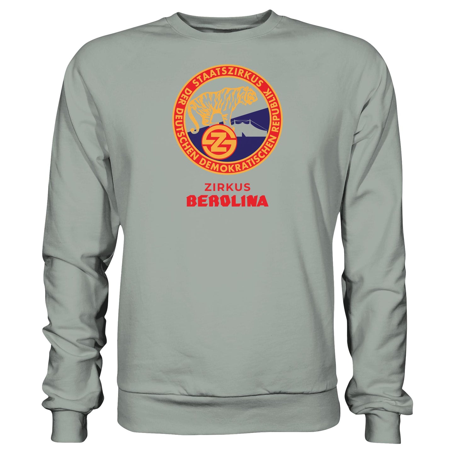 DDR Ostalgie Pullover Unisex • DDR STAATSZIRKUS BEROLINA