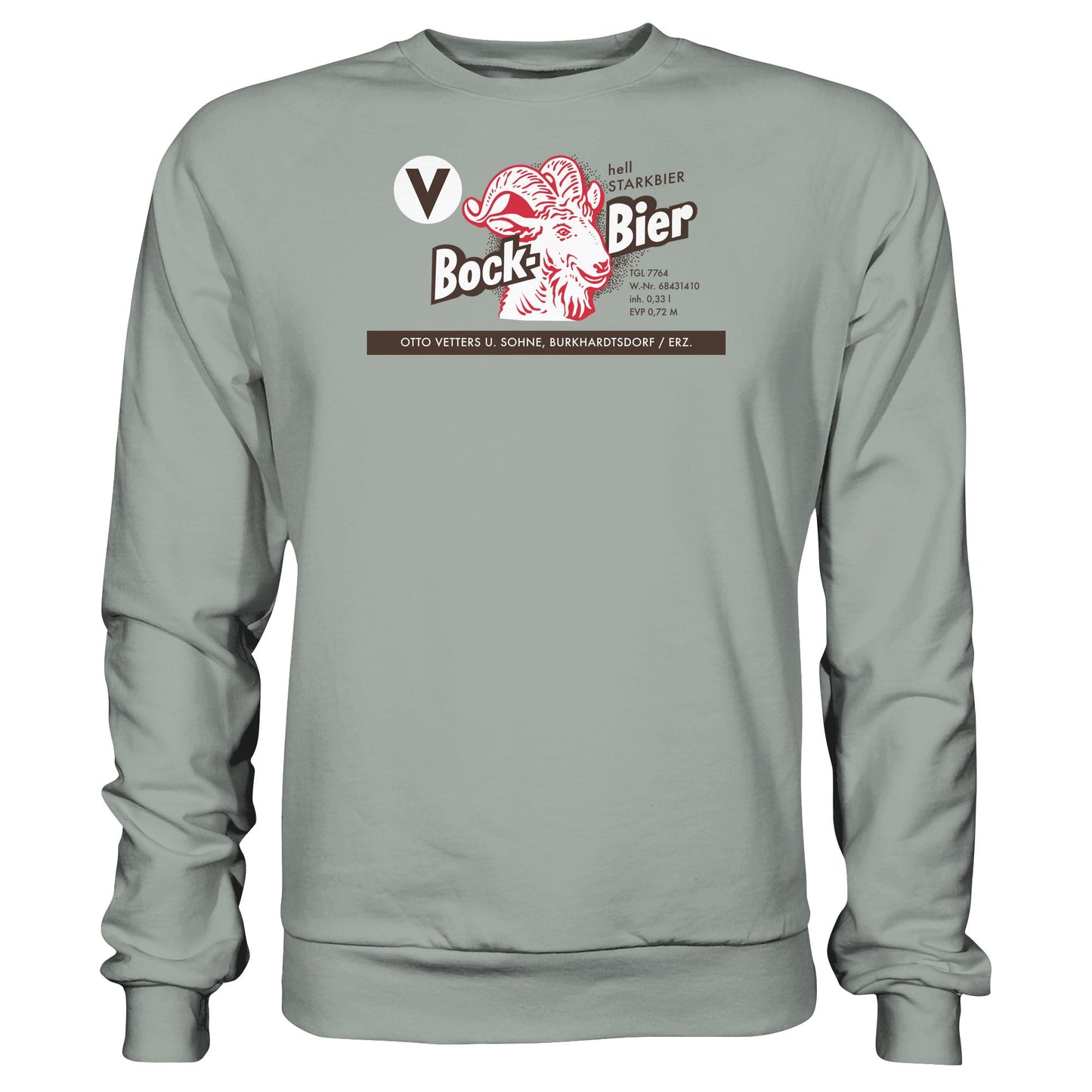 DDR Ostalgie Pullover Unisex • BOCKBIER - OTTO VETTERS ERZGEBIRGE