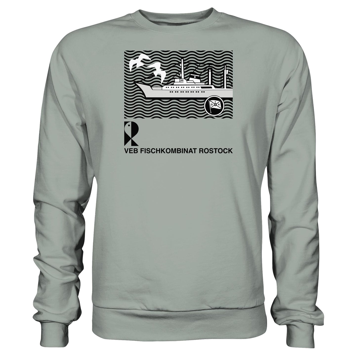 DDR Ostalgie Pullover Unisex • VEB FISCHKOMBINAT ROSTOCK
