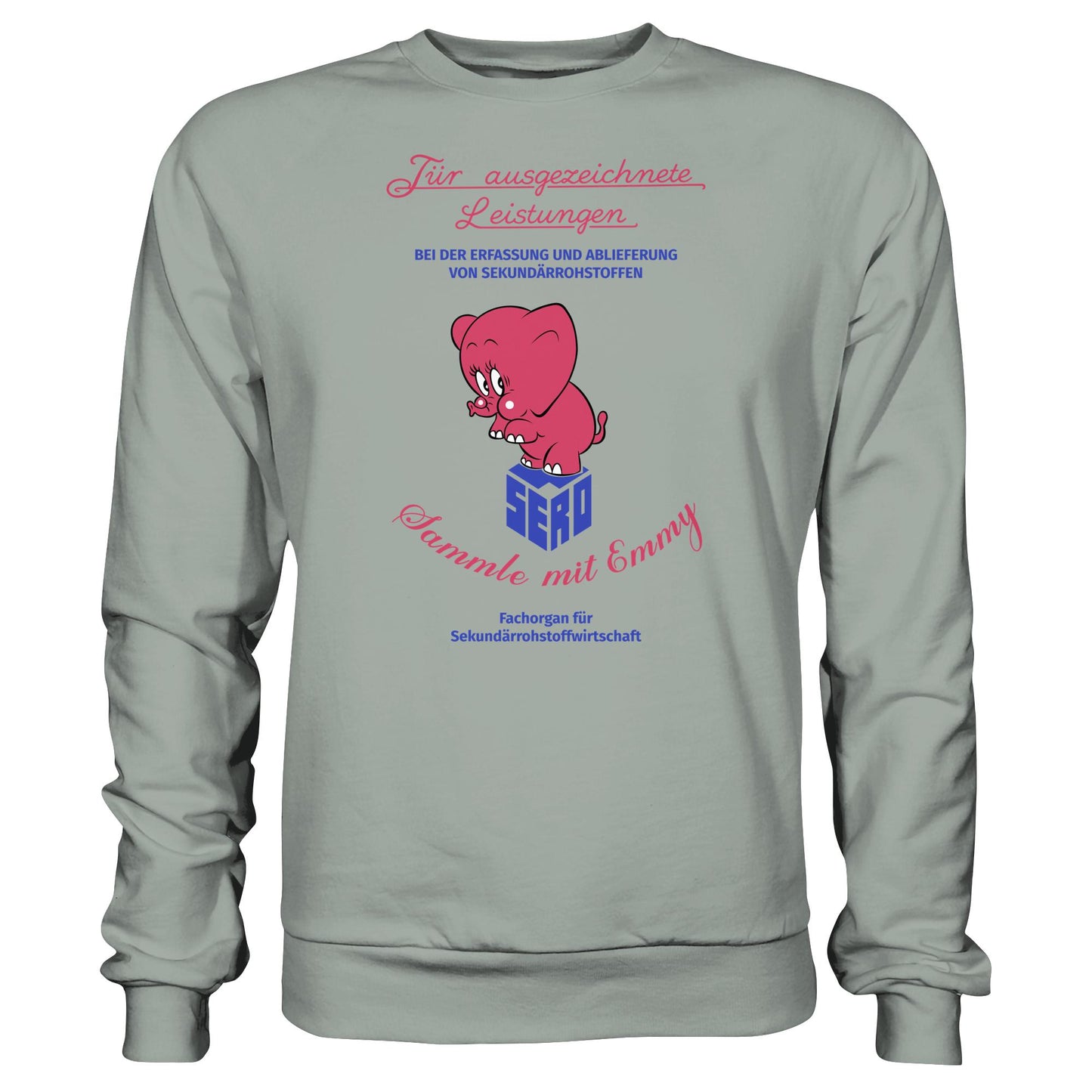 DDR Ostalgie Pullover Unisex • FÜR AUSGEZEICHNETE LEISTUNGEN - SERO EMMY (ORIGINAL-WIMPEL)