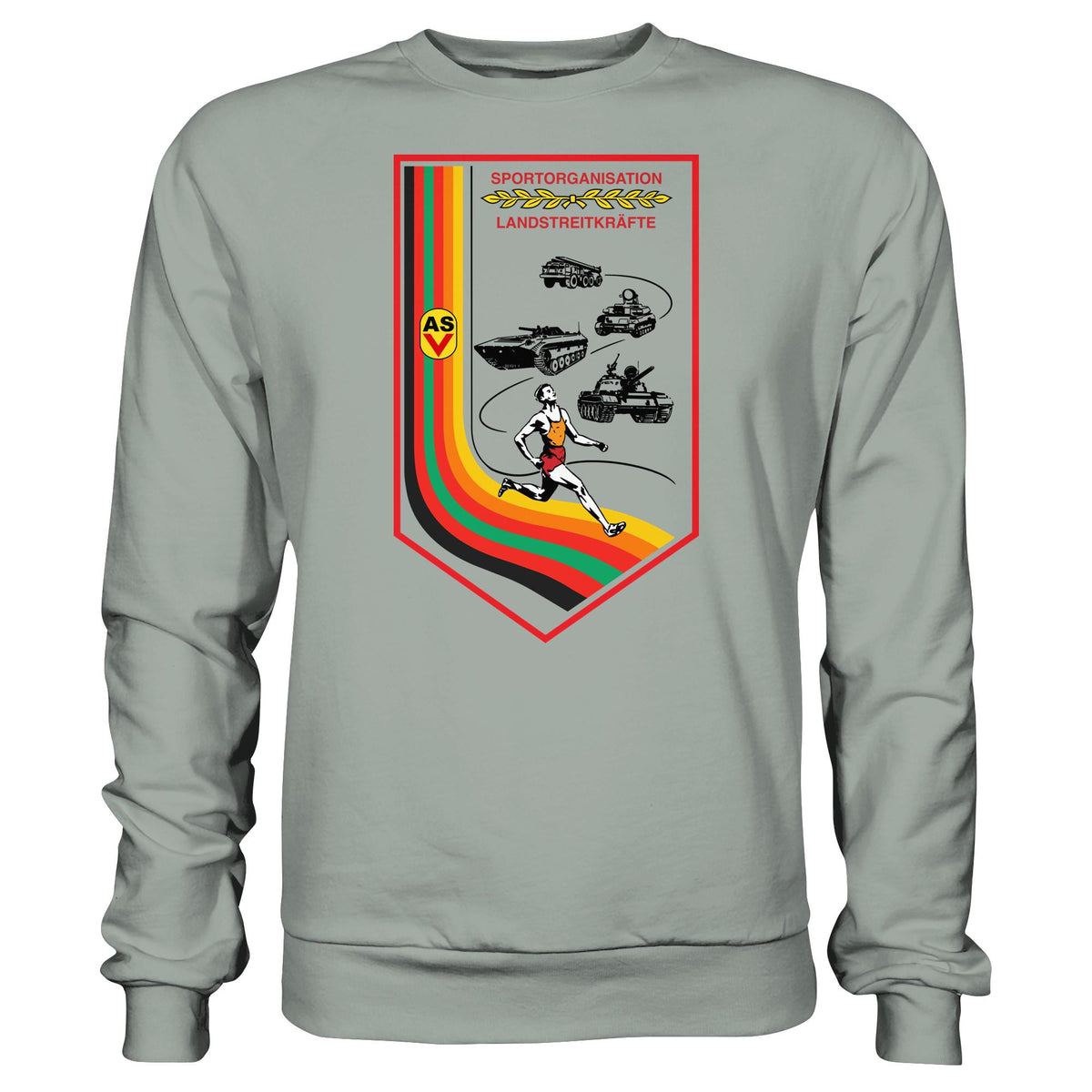 NVA ASV - SPORTORGANISATION LANDSTREITKRÄFTE | DDR Ostalgie Pullover Unisex