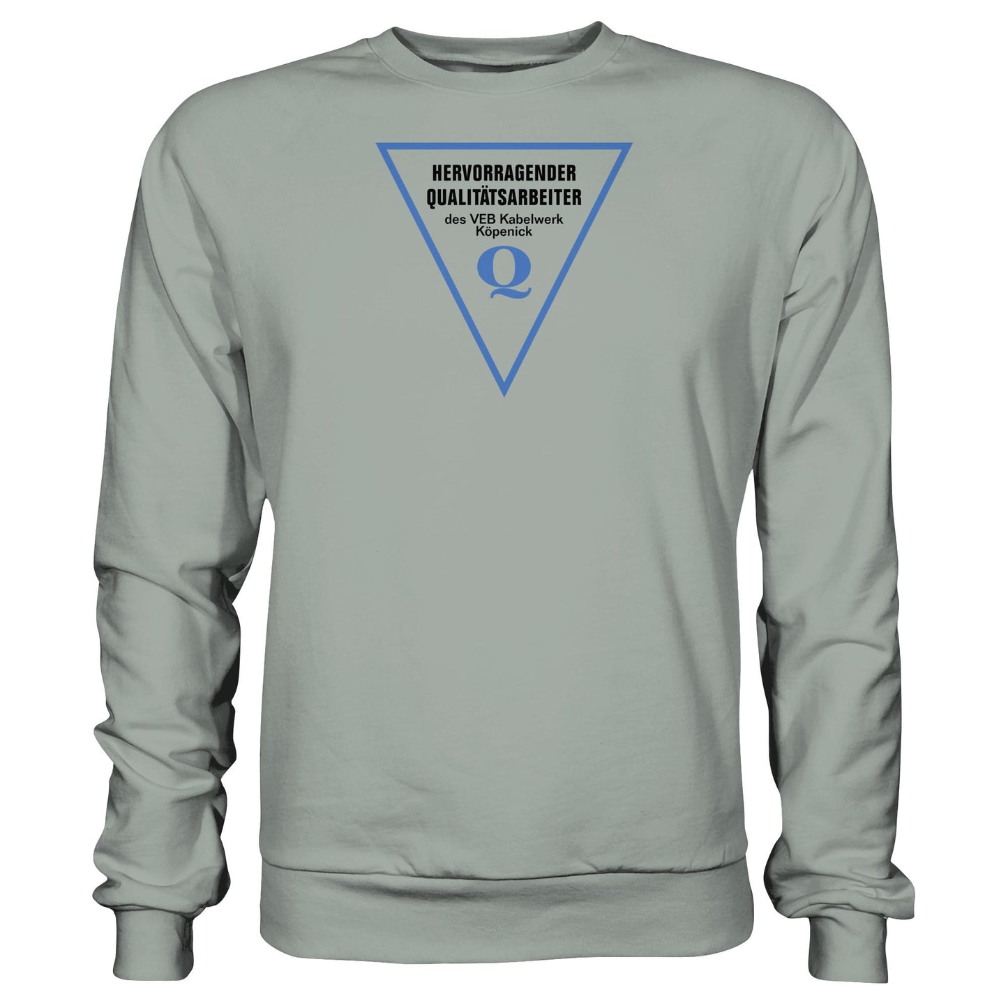 DDR Ostalgie Pullover Unisex • HERVORRAGENDER QUALITÄTSARBEITER DES VEB KABELWERK KÖPENICK