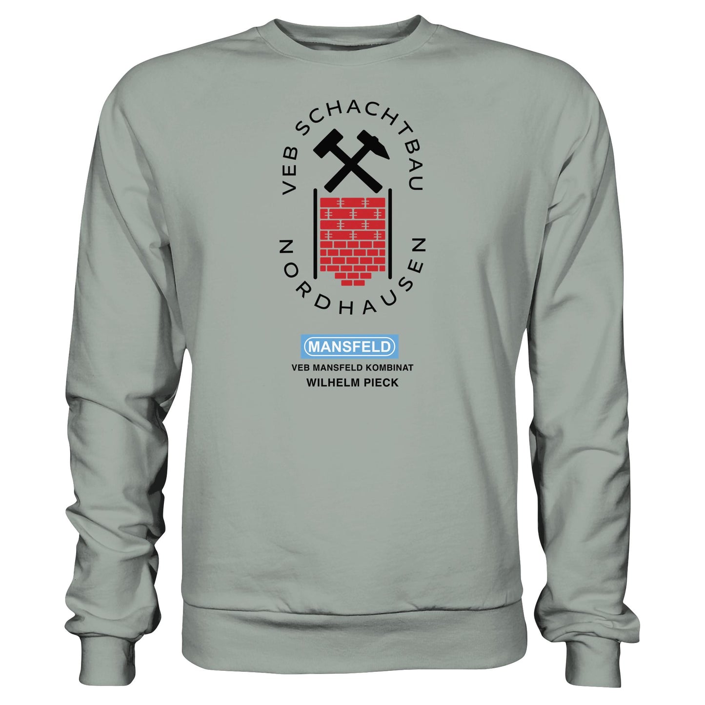 DDR Ostalgie Pullover Unisex • VEB SCHACHTBAU NORDHAUSEN - VEB MANSFELD KOMBINAT