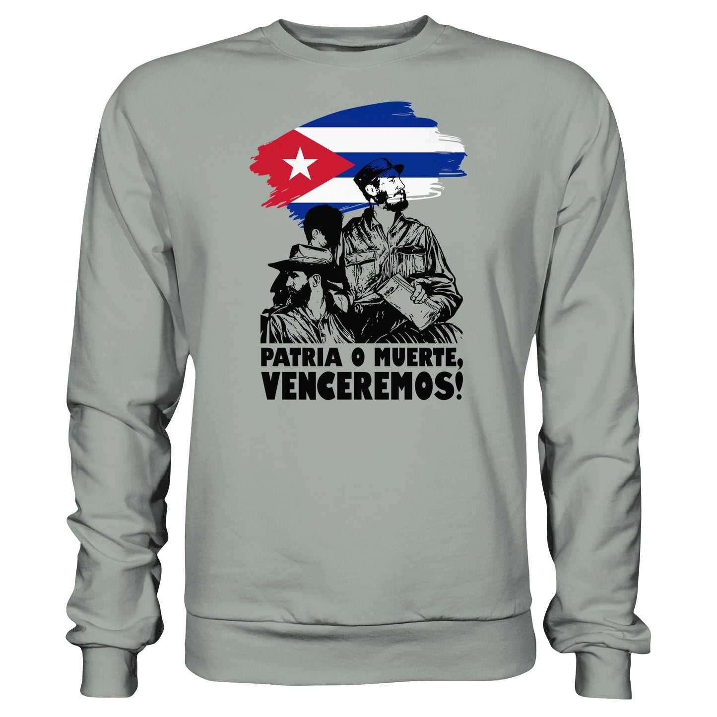 DDR Ostalgie Pullover Unisex • KUBA - PATRIA O MUERTE, VENCEREMOS! (ORIGINAL PLAKAT)