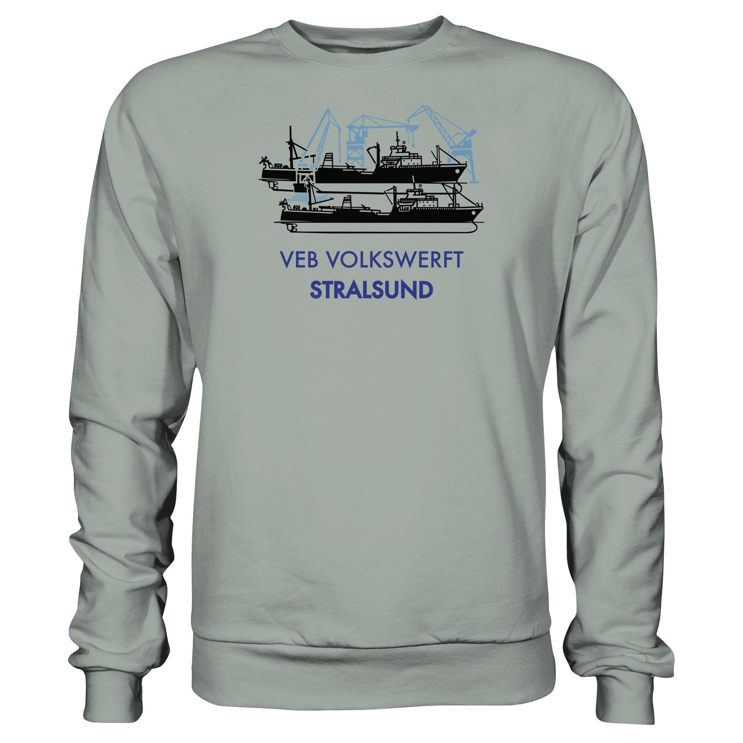 DDR Ostalgie Pullover Unisex • VEB VOLKSWERFT STRALSUND