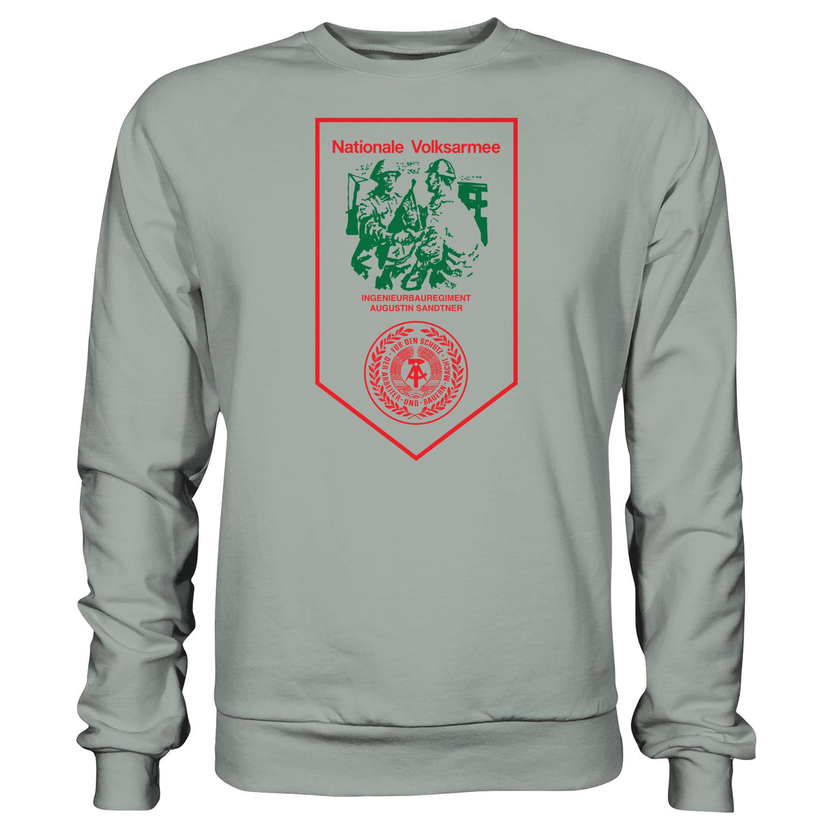 DDR Ostalgie Pullover Unisex • NVA - INGENIEURBAUREGIMENT AUGUSTIN SANDTNER