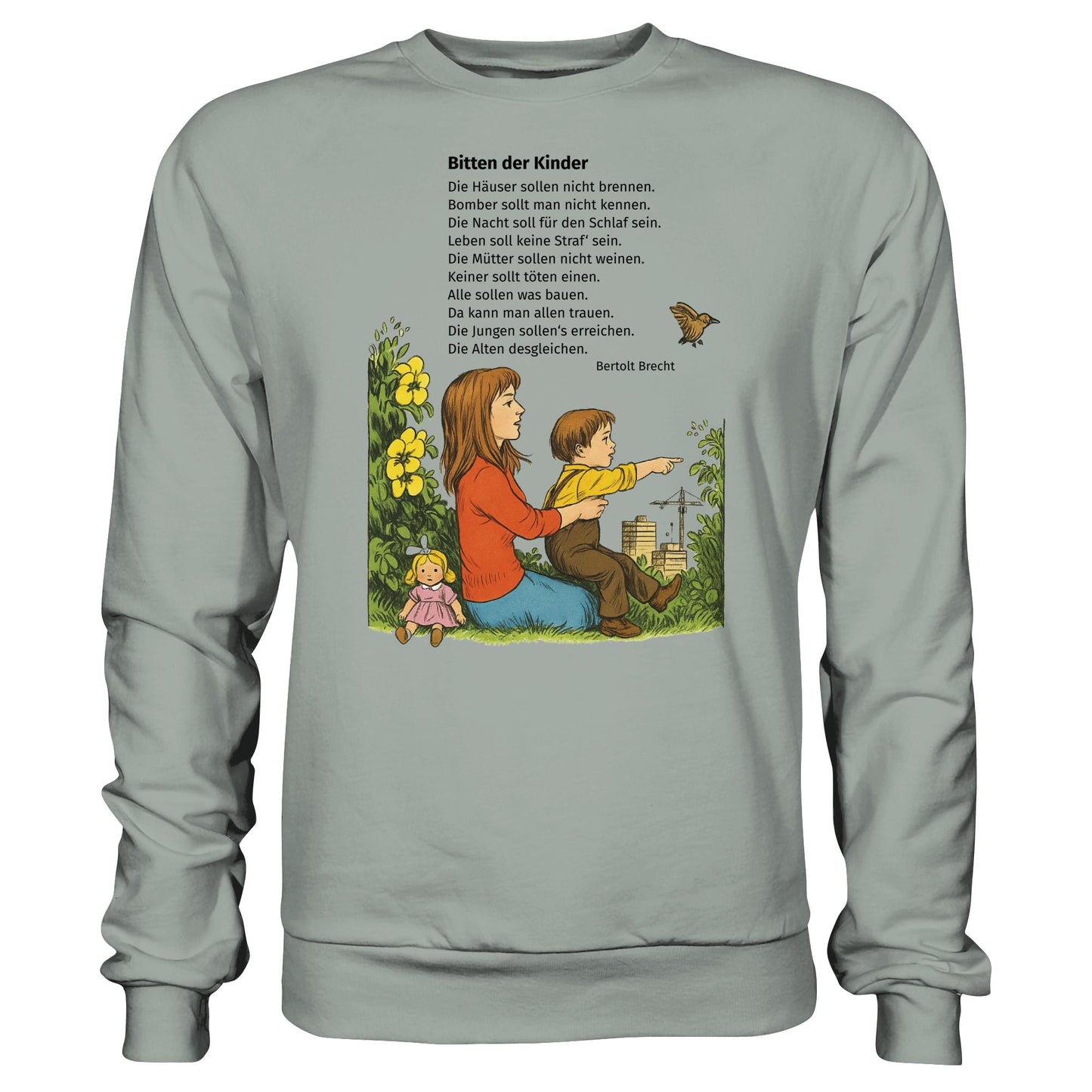 DDR Ostalgie Pullover Unisex • BITTEN DER KINDER - UNSERE FIBEL