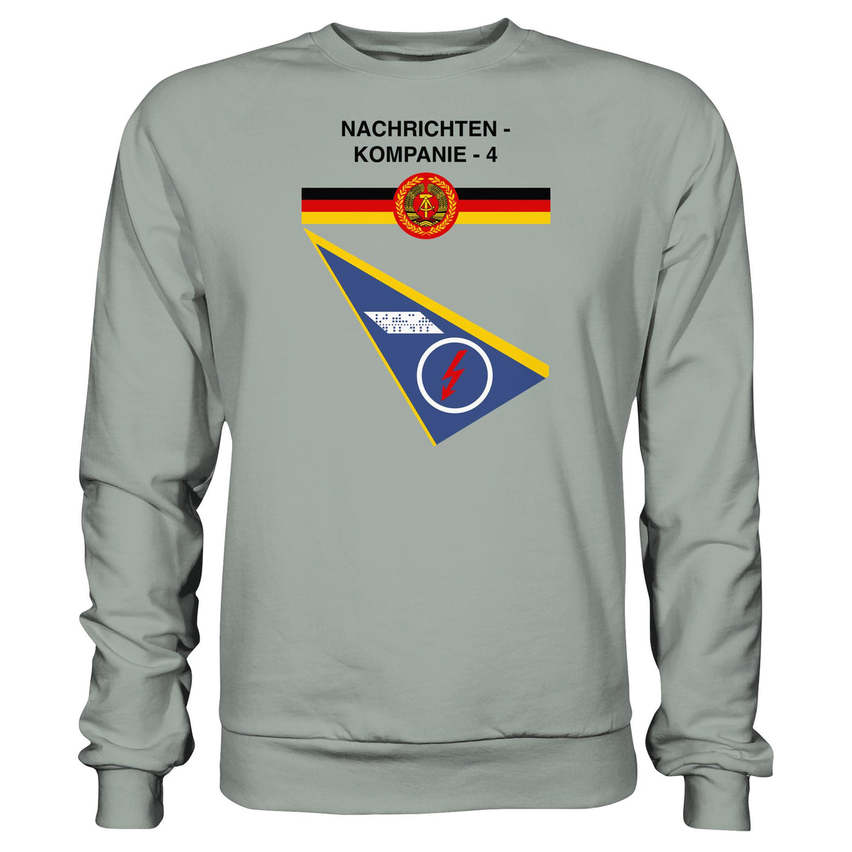 DDR Ostalgie Pullover Unisex • NVA - NACHRICHTENKOMPANIE 4