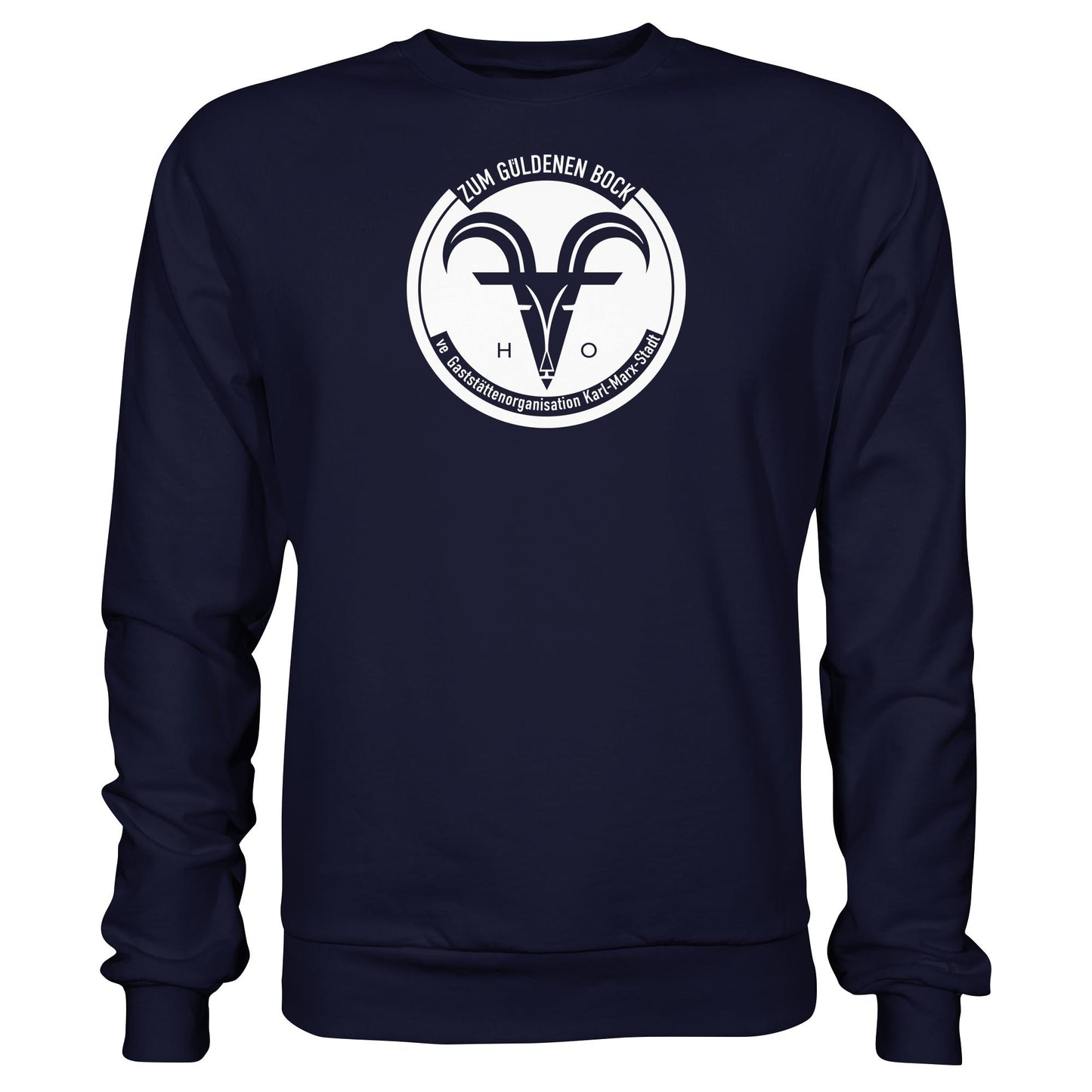 DDR Ostalgie Pullover Unisex • ZUM GÜLDENEN BOCK - VE GASTSTÄTTEN KARL-MARX-STADT