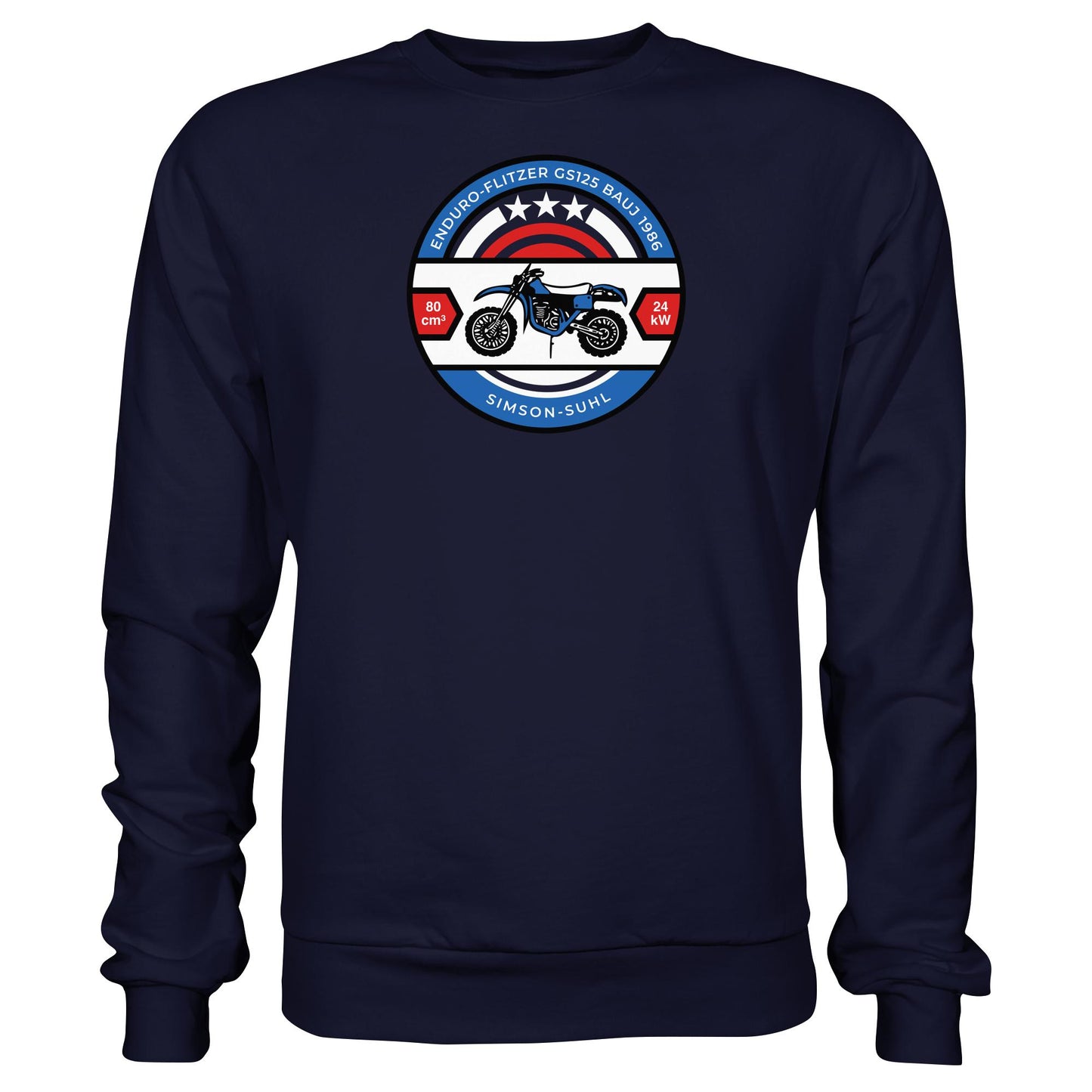 DDR Ostalgie Pullover Unisex • SIMSON ENDURO GS125 - ORIGINAL BIERDECKEL