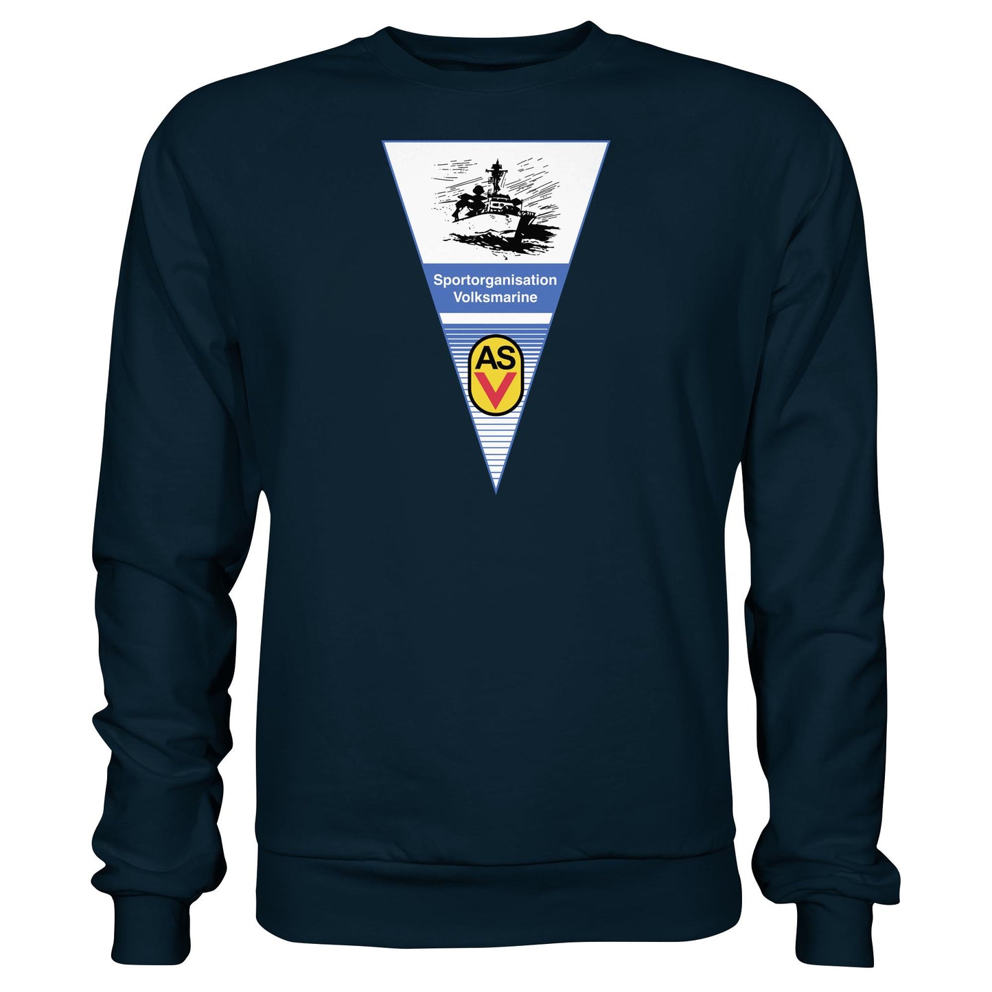 DDR Ostalgie Pullover Unisex • ASV SPORTORGANISATION VOLKSMARINE