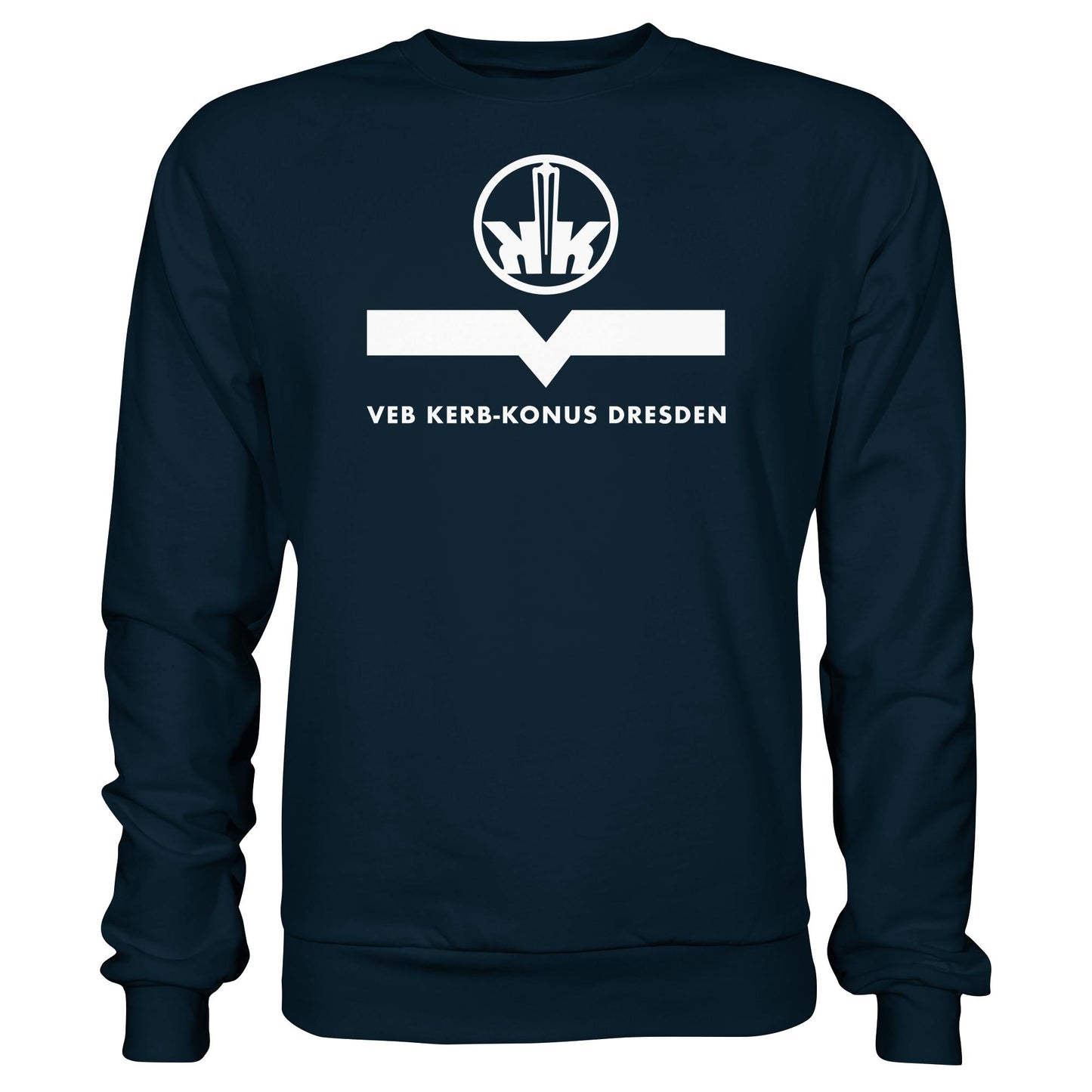DDR Ostalgie Pullover Unisex • VEB KERB-KONUS DRESDEN