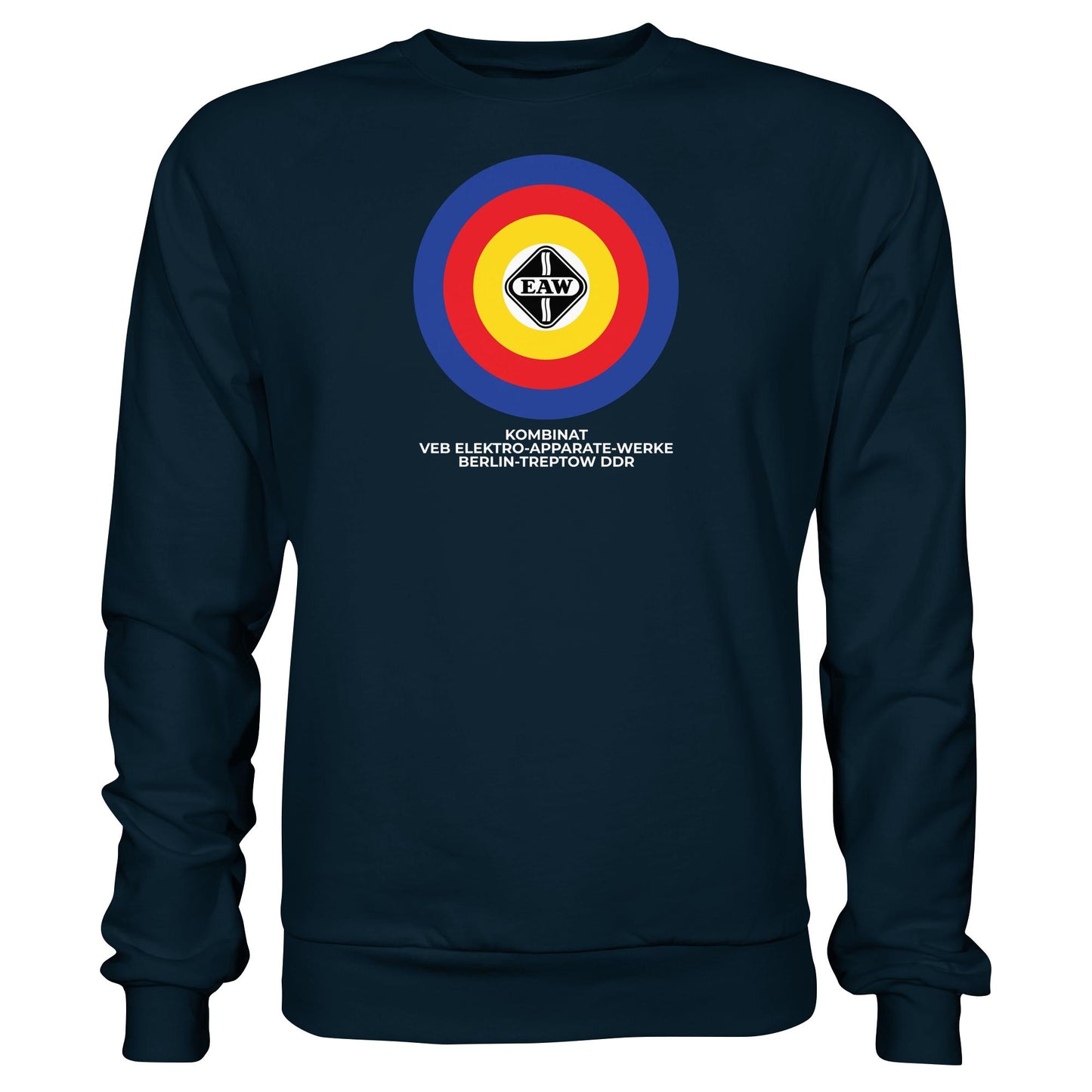 DDR Ostalgie Pullover Unisex • VEB ELEKTRO-APPARATE-WERKE BERLIN-TREPTOW