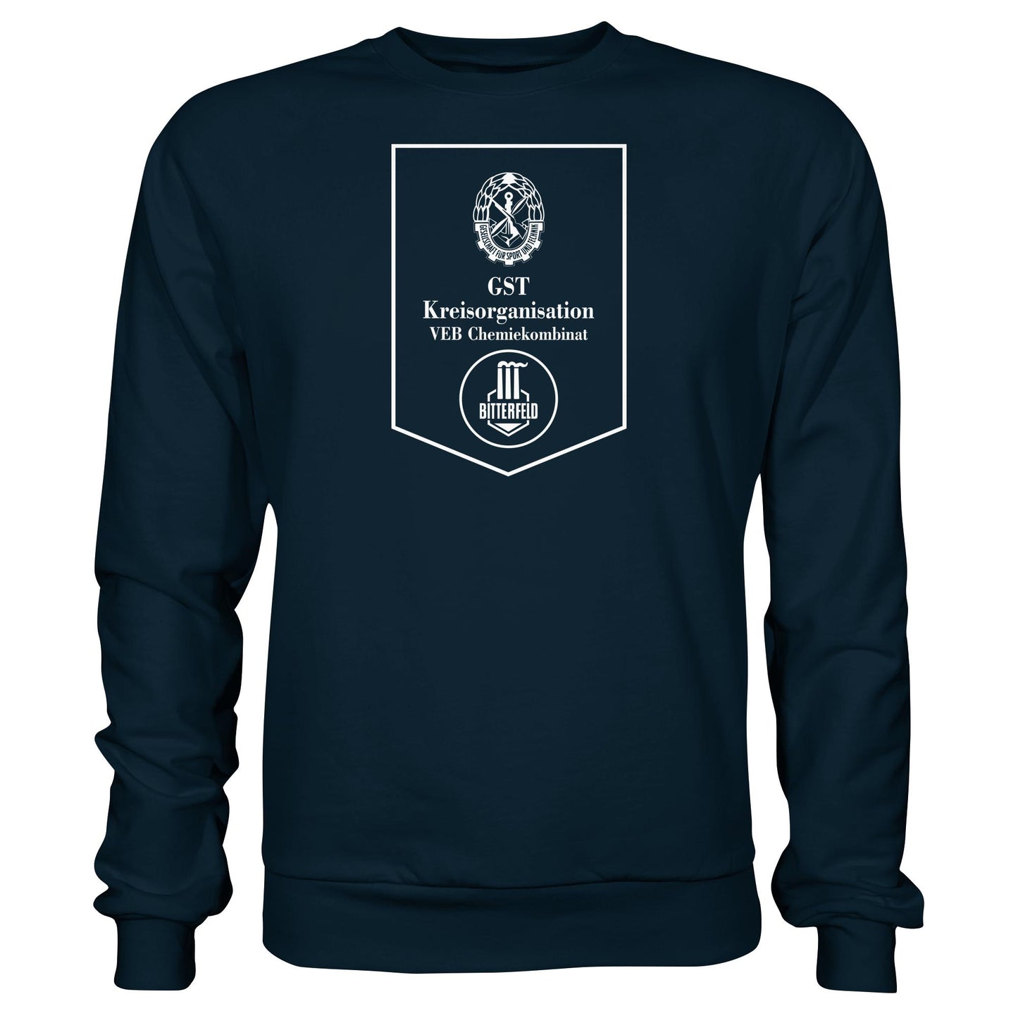 DDR Ostalgie Pullover Unisex • GST DES VEB CHEMIEKOMBINAT BITTERFELD