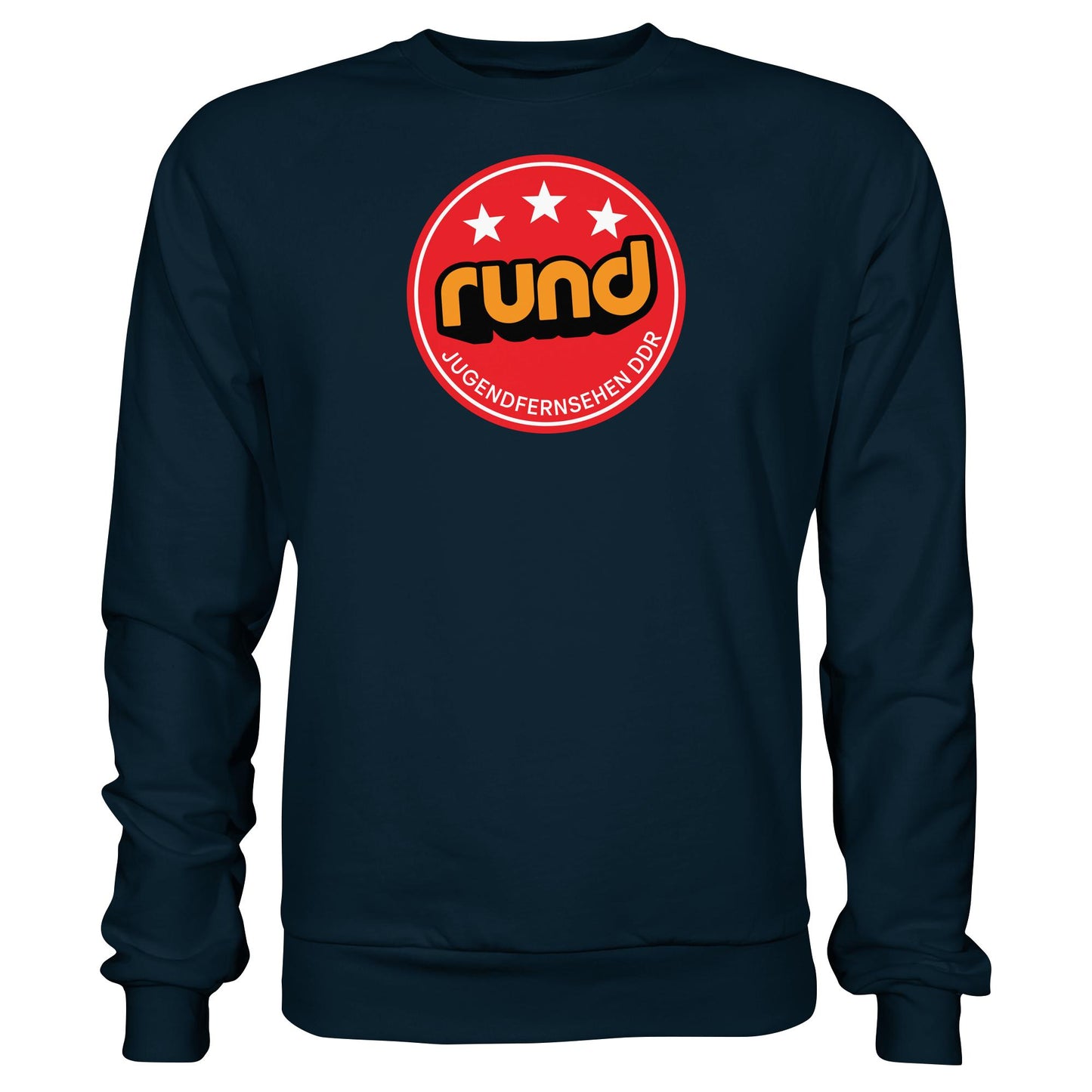 DDR Ostalgie Pullover Unisex • RUND - JUGENDFERNSEHEN DDR