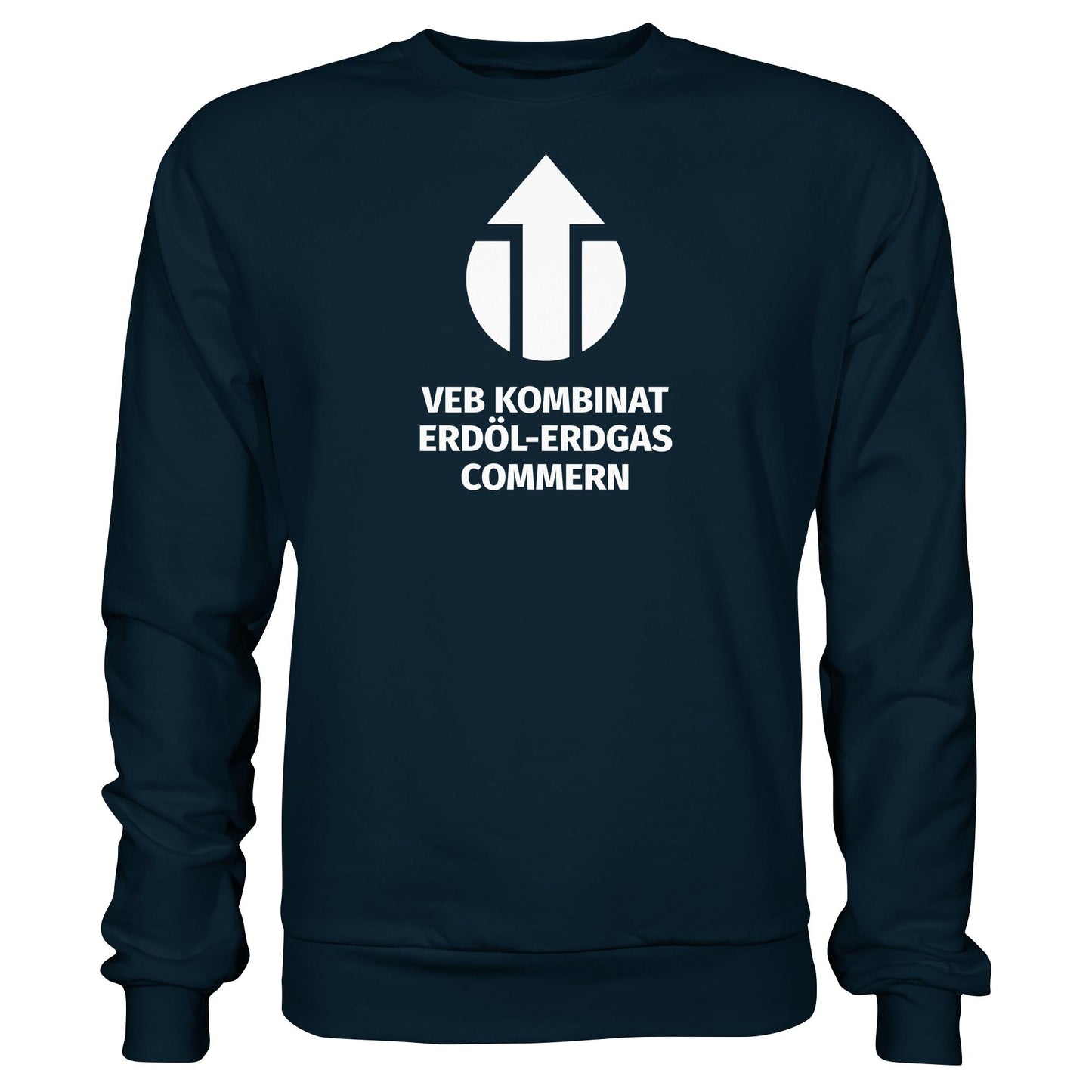 DDR Ostalgie Pullover Unisex • VEB KOMBINAT ERDÖL-ERDGAS COMMERN