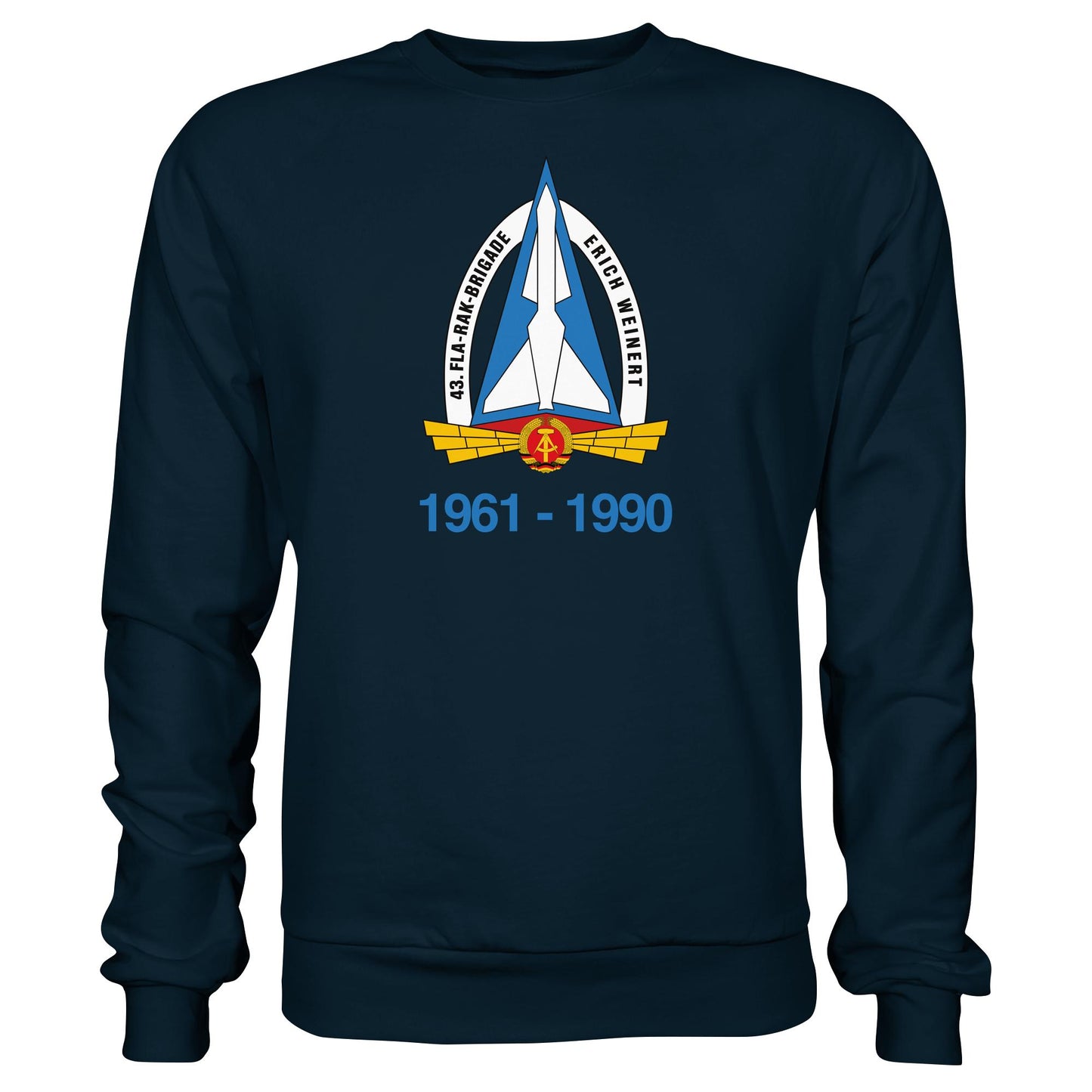 DDR Ostalgie Pullover Unisex • 43. FLA-RAK-BRIGADE ERICH WEINERT