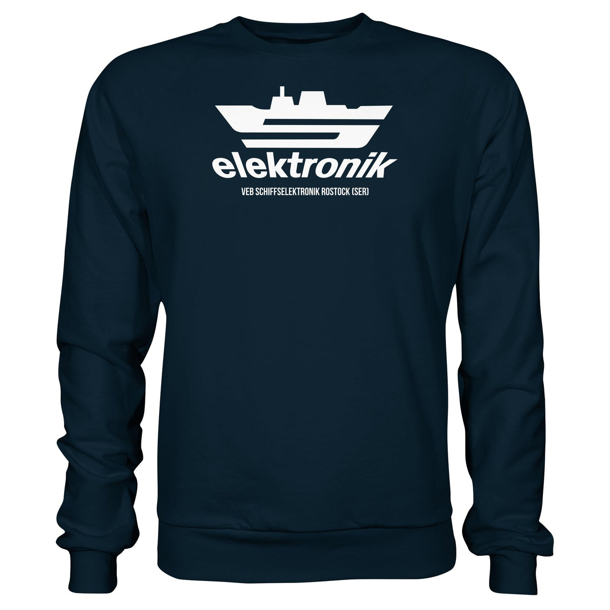 DDR Ostalgie Pullover Unisex • VEB SCHIFFSELEKTRONIK ROSTOCK