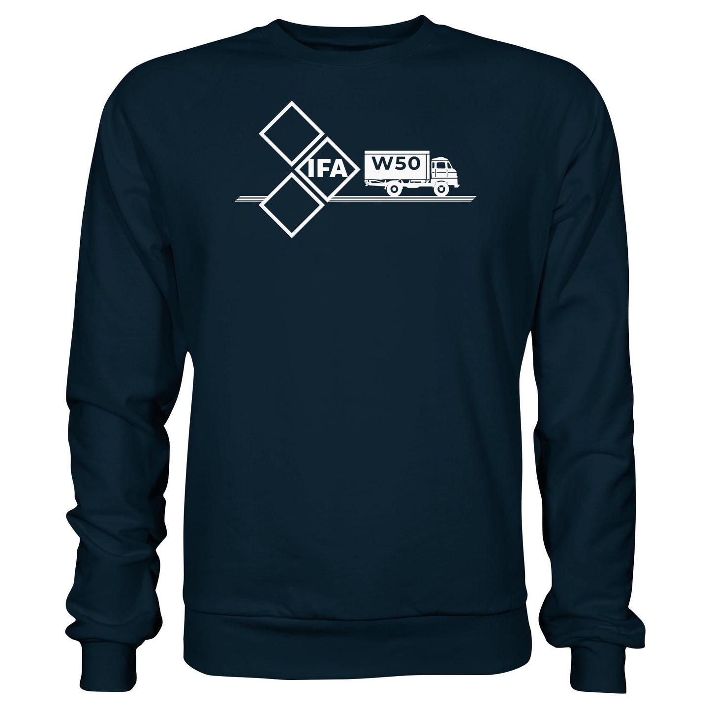 DDR Ostalgie Pullover Unisex • IFA W50 (ORIGINAL SCHILD)