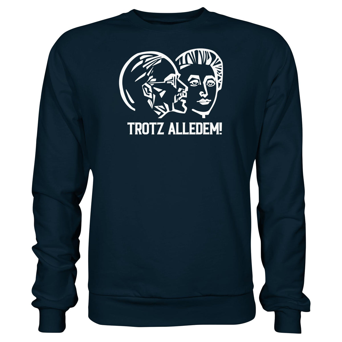 DDR Ostalgie Pullover Unisex • WALTER WOMACKA - TROTZ ALLEDEM (STAATSRATSGEBÄUDE, Aus der Geschichte der Deutschen Arbeiterbewegung, 1964)