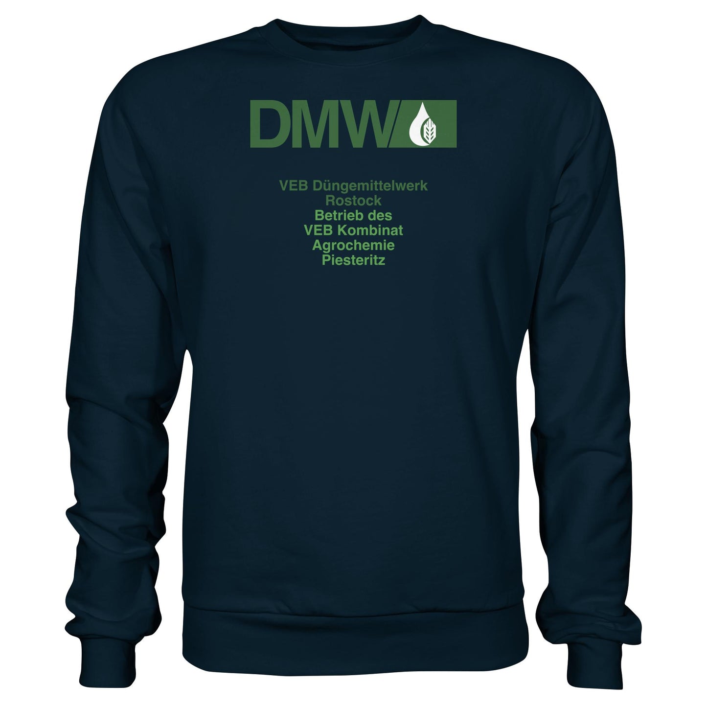 DDR Ostalgie Pullover Unisex • VEB DÜNGEMITTELWERK ROSTOCK