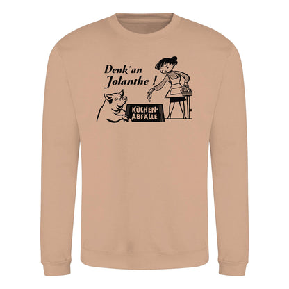 DDR Ostalgie Pullover Unisex • DENK' AN JOLANTHE! KÜCHENABFÄLLE - ORIGINAL ILLUSTRATION