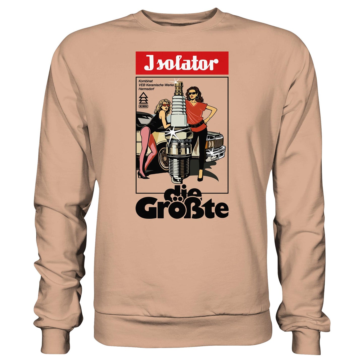 DDR Ostalgie Pullover Unisex • ISOLATOR - DIE GRÖSSTE (ORIGINAL POSTER)