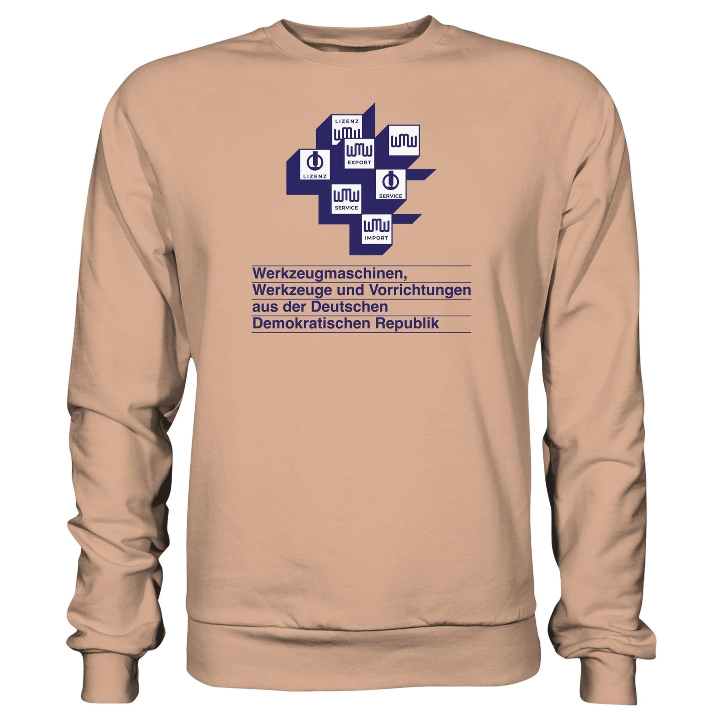 DDR Ostalgie Pullover Unisex • WMW WERKZEUGMASCHINEN DER DDR