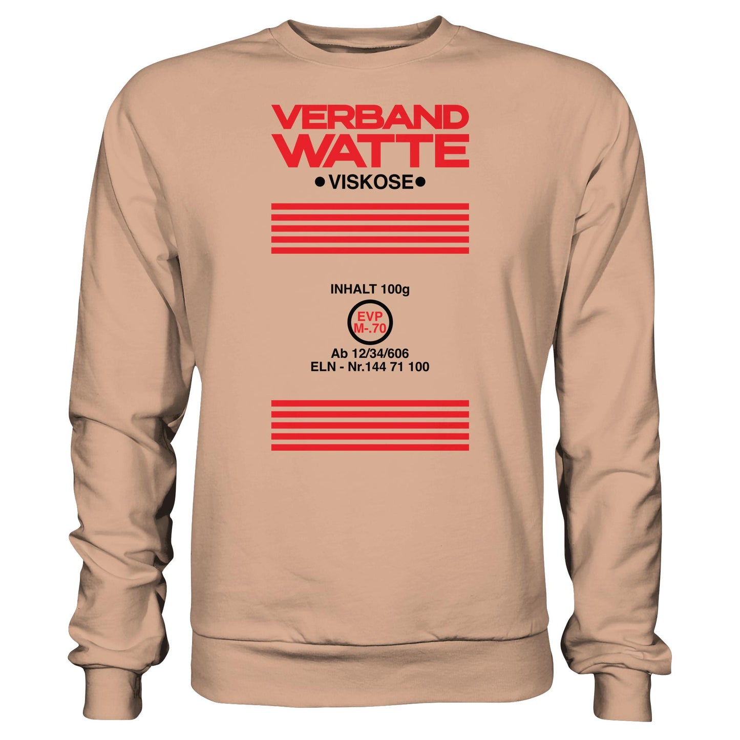 DDR Ostalgie Pullover Unisex • VERBAND WATTE VISKOSE